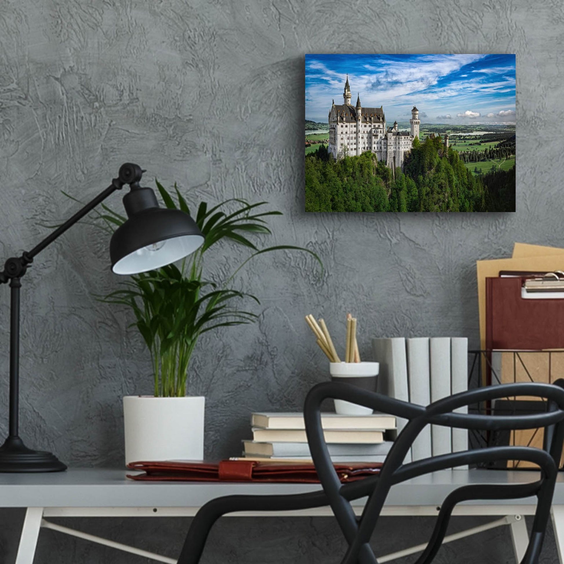 Epic Art 'Castle In The Sky' by Jonathan Ross, Acrylic Glass Wall Art,16x12