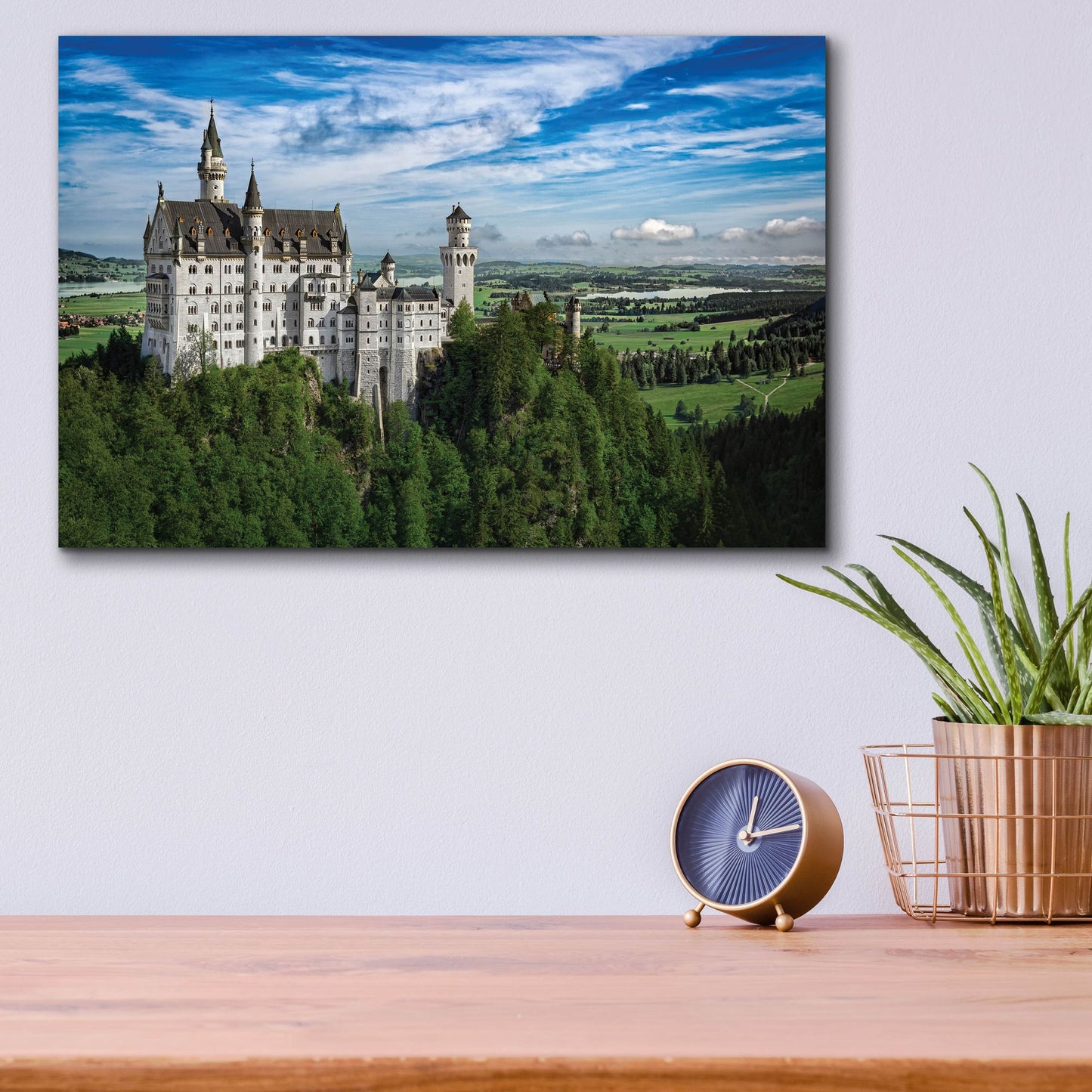 Epic Art 'Castle In The Sky' by Jonathan Ross, Acrylic Glass Wall Art,16x12