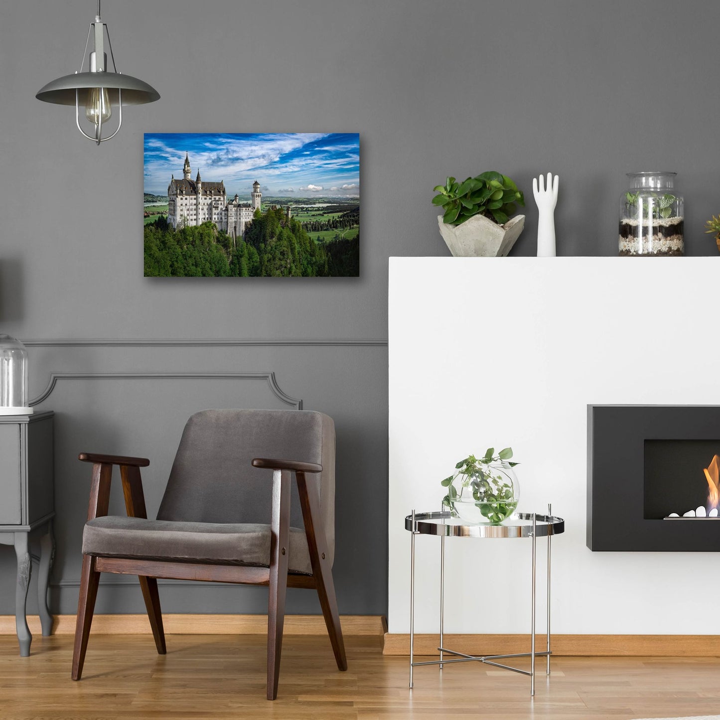 Epic Art 'Castle In The Sky' by Jonathan Ross, Acrylic Glass Wall Art,24x16
