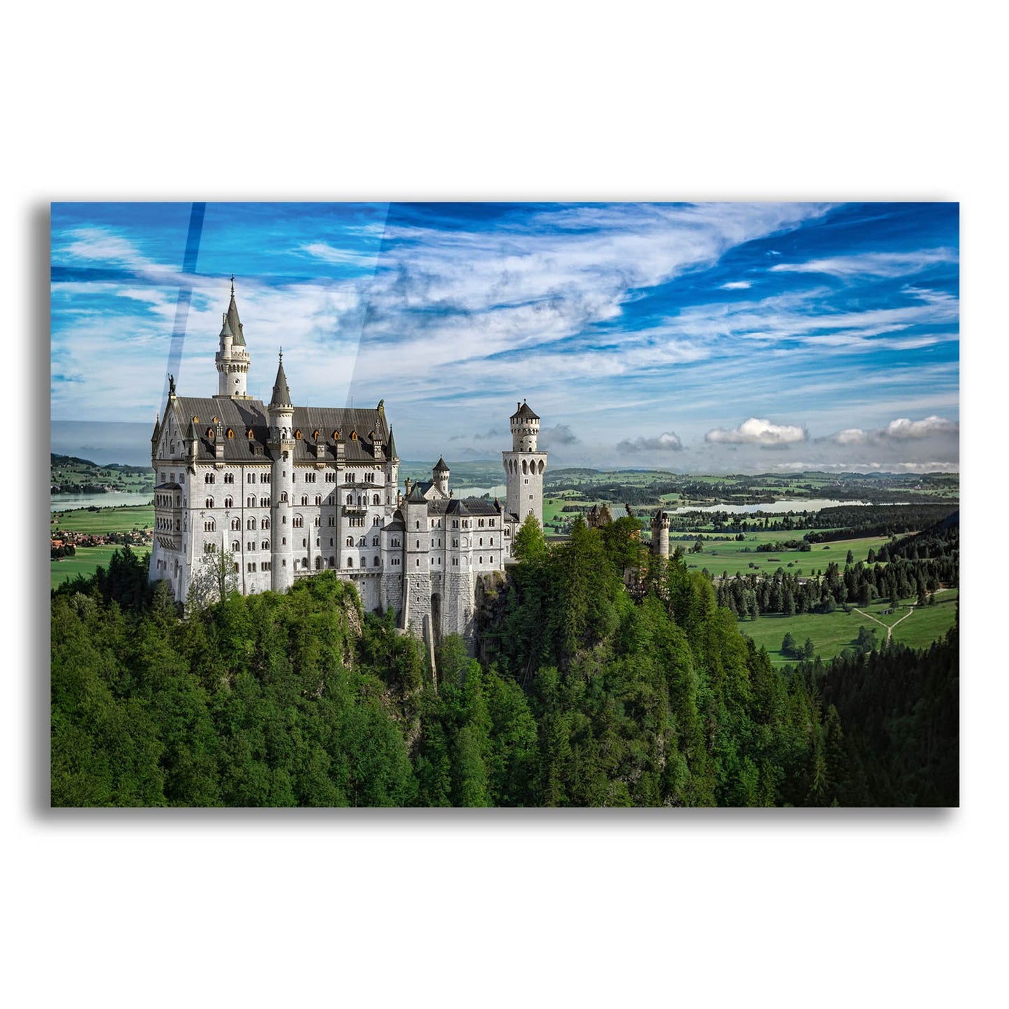 Epic Art 'Castle In The Sky' by Jonathan Ross, Acrylic Glass Wall Art,24x16