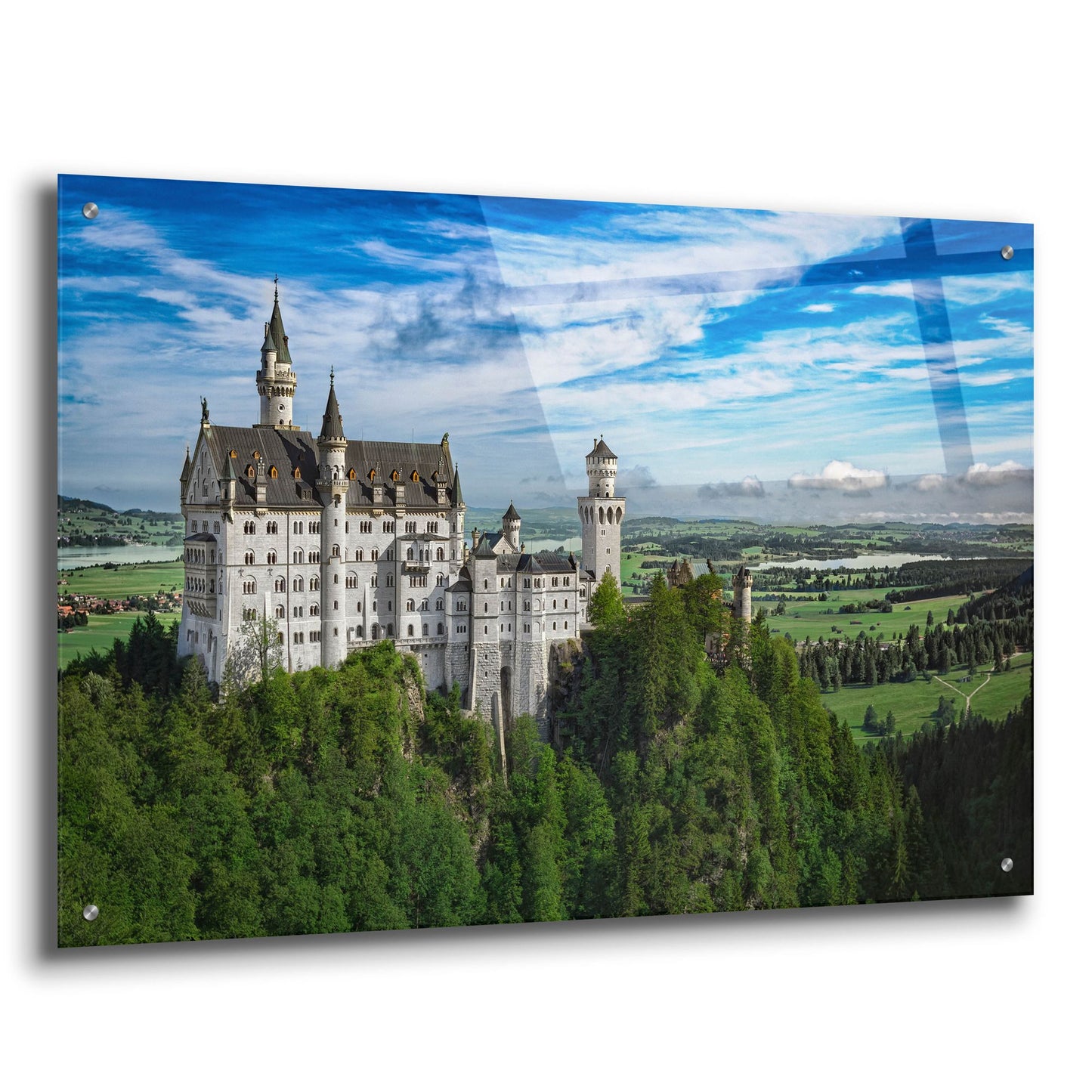 Epic Art 'Castle In The Sky' by Jonathan Ross, Acrylic Glass Wall Art,36x24