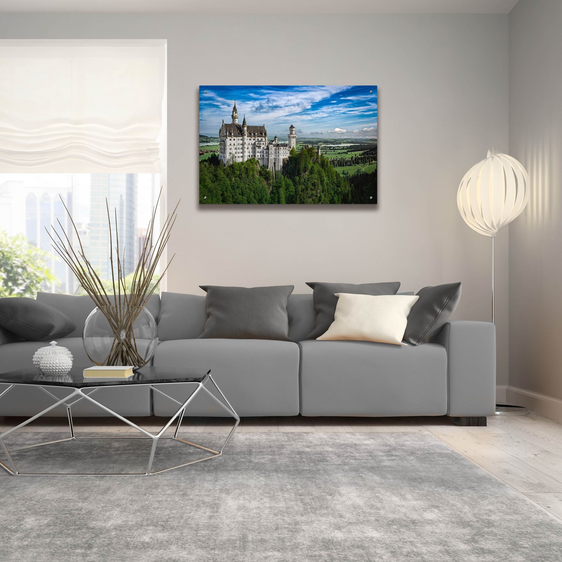 Epic Art 'Castle In The Sky' by Jonathan Ross, Acrylic Glass Wall Art,36x24