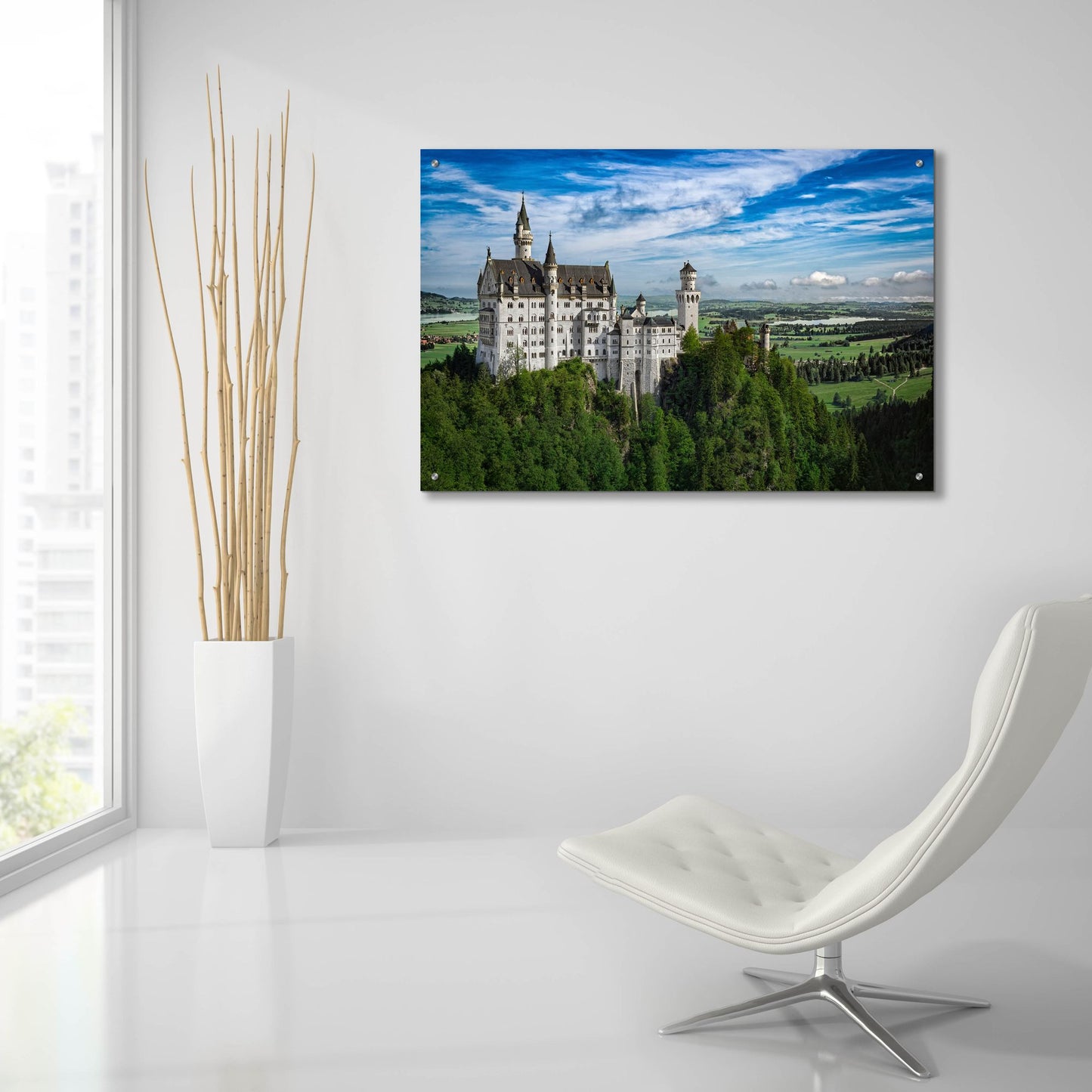 Epic Art 'Castle In The Sky' by Jonathan Ross, Acrylic Glass Wall Art,36x24