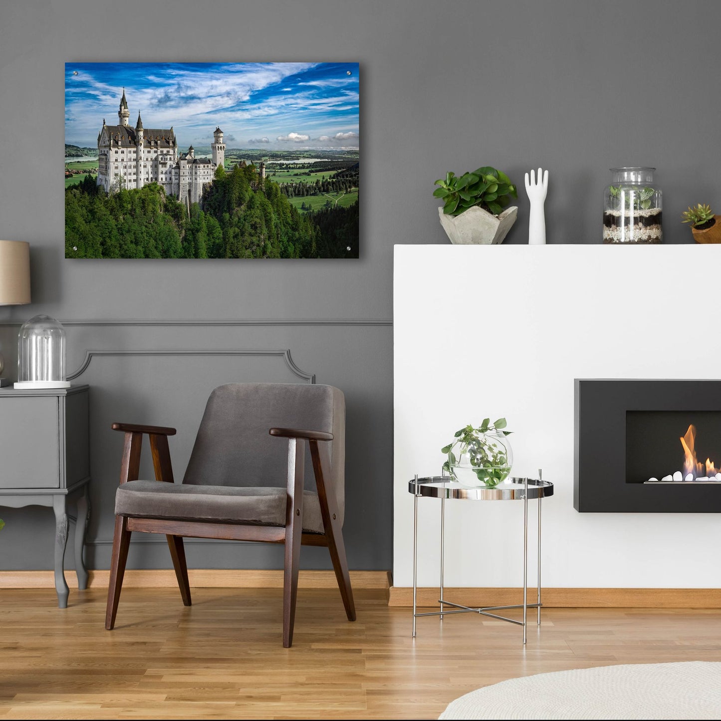 Epic Art 'Castle In The Sky' by Jonathan Ross, Acrylic Glass Wall Art,36x24