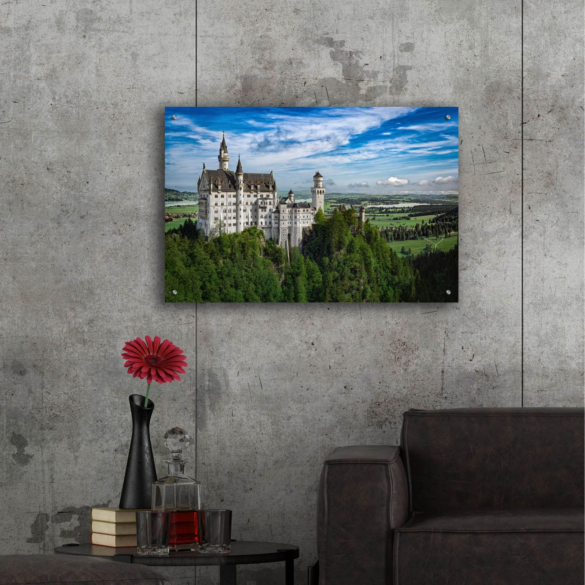 Epic Art 'Castle In The Sky' by Jonathan Ross, Acrylic Glass Wall Art,36x24