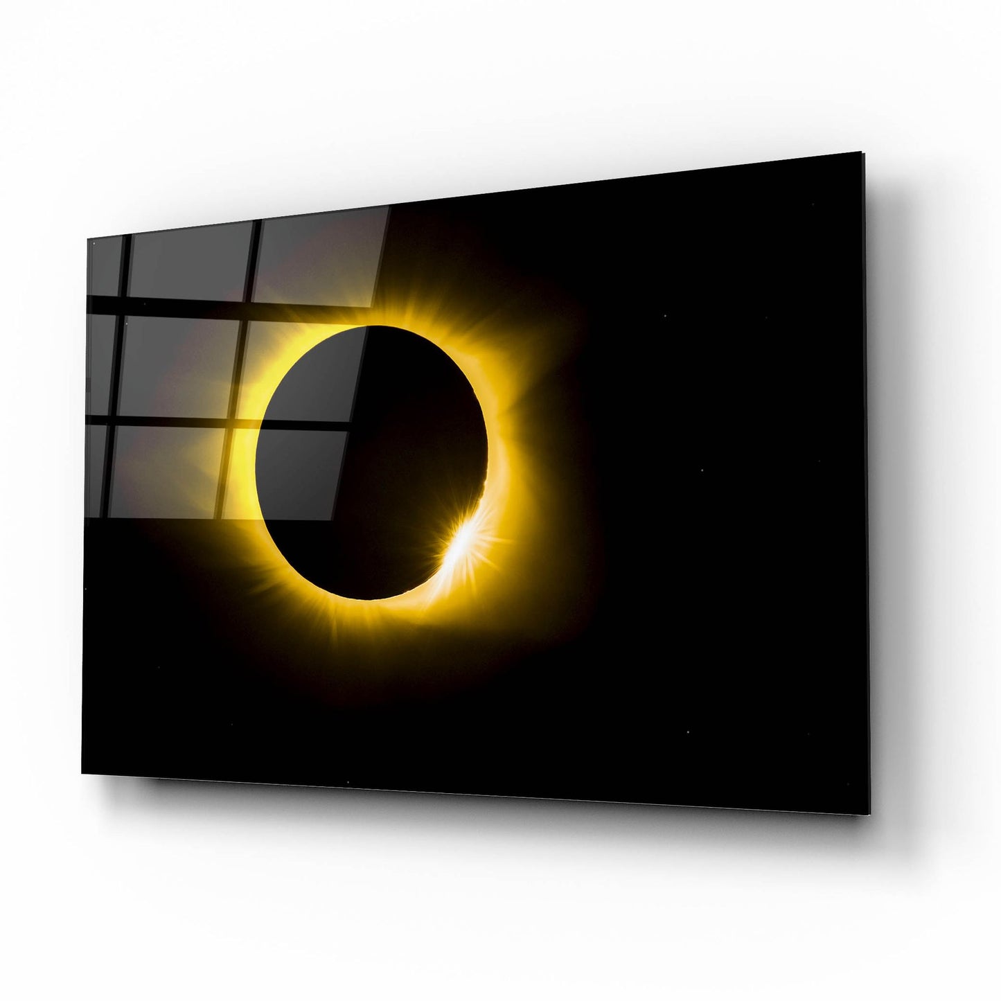 Epic Art 'Diamond Ring Eclipse' by Jonathan Ross, Acrylic Glass Wall Art,16x12