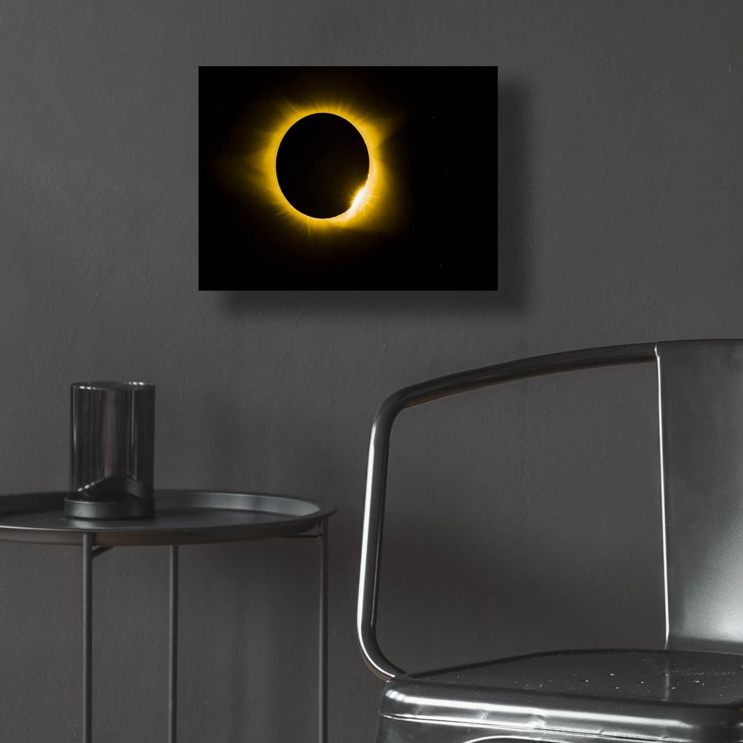 Epic Art 'Diamond Ring Eclipse' by Jonathan Ross, Acrylic Glass Wall Art,16x12