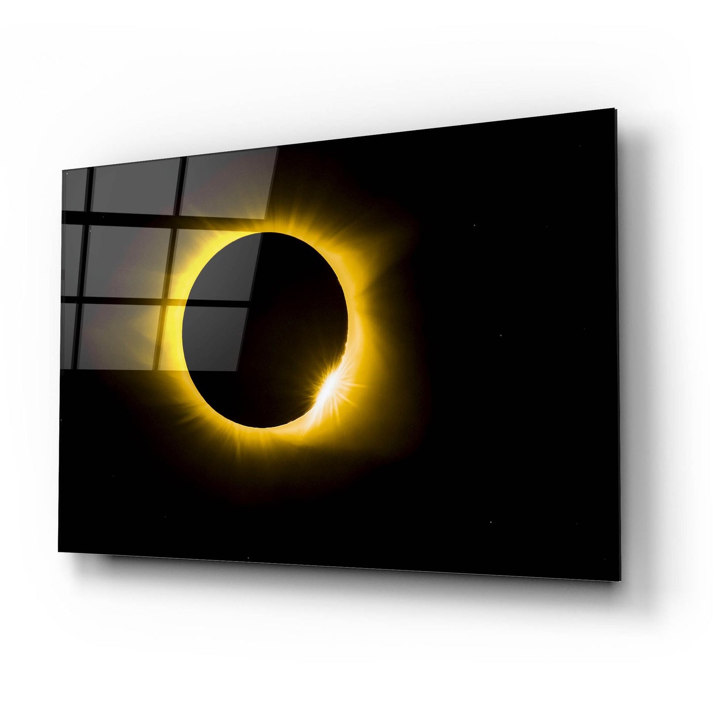 Epic Art 'Diamond Ring Eclipse' by Jonathan Ross, Acrylic Glass Wall Art,24x16