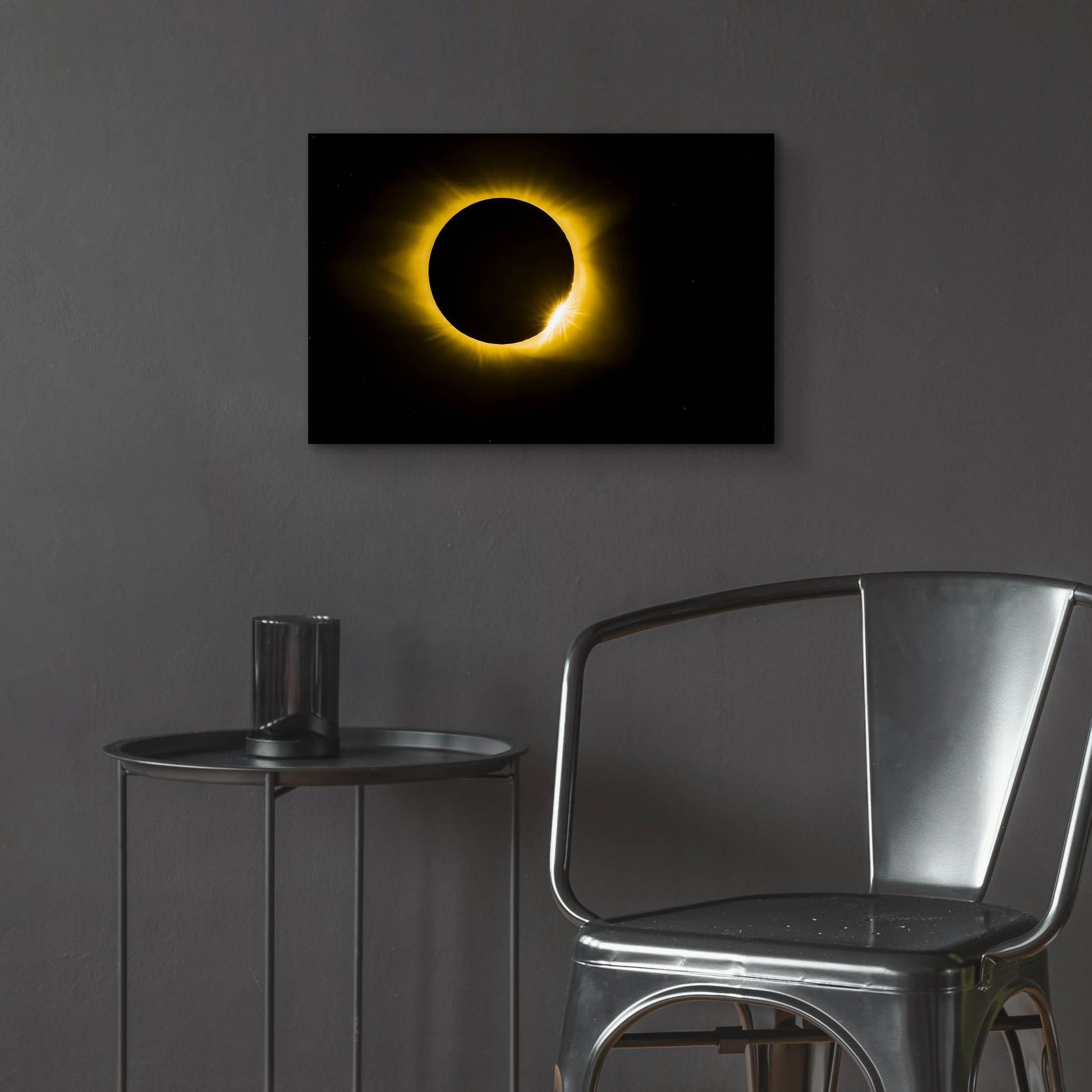 Epic Art 'Diamond Ring Eclipse' by Jonathan Ross, Acrylic Glass Wall Art,24x16