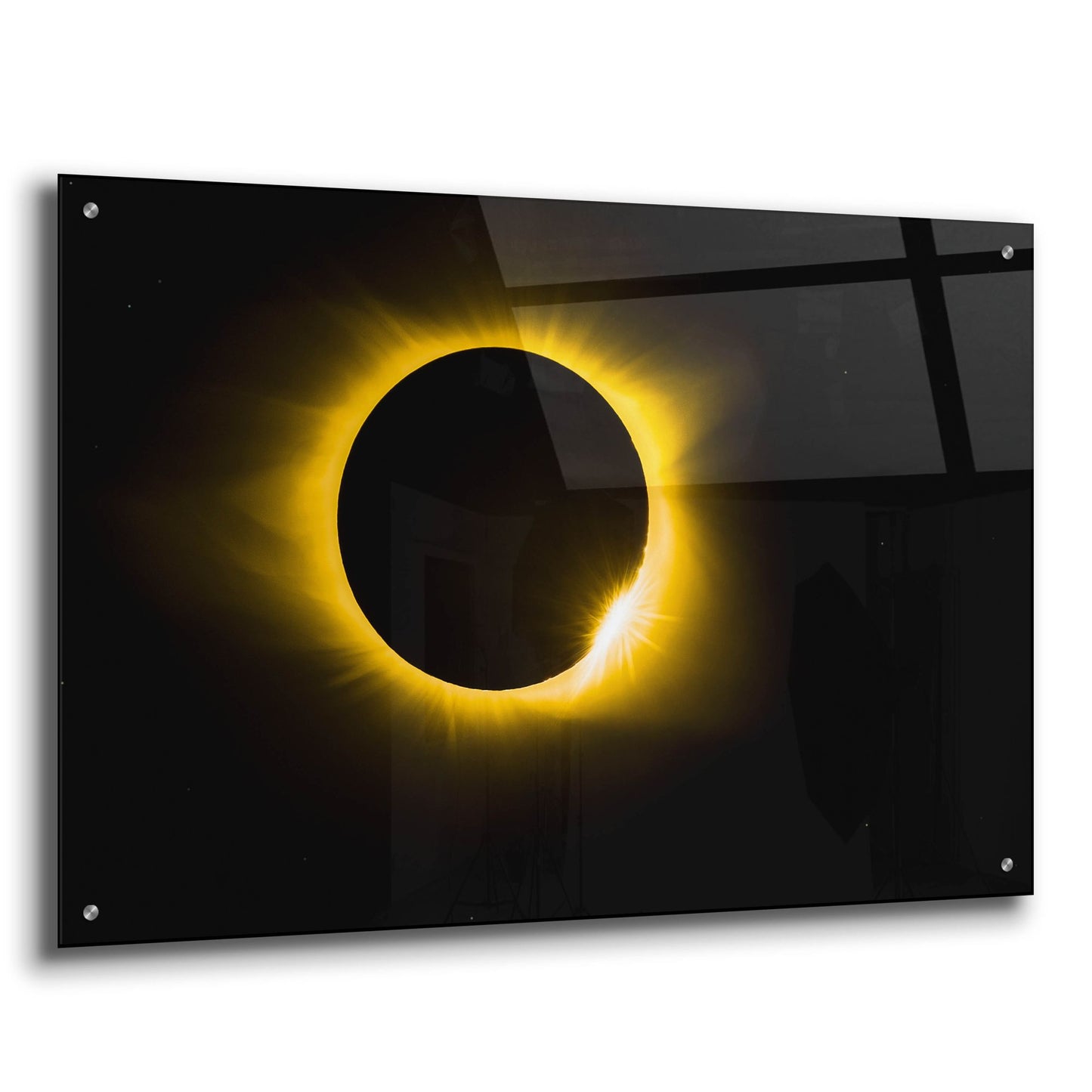 Epic Art 'Diamond Ring Eclipse' by Jonathan Ross, Acrylic Glass Wall Art,36x24