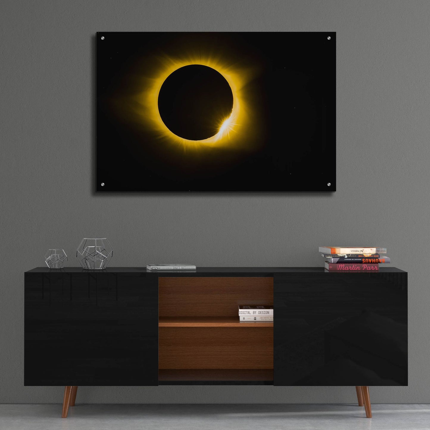 Epic Art 'Diamond Ring Eclipse' by Jonathan Ross, Acrylic Glass Wall Art,36x24