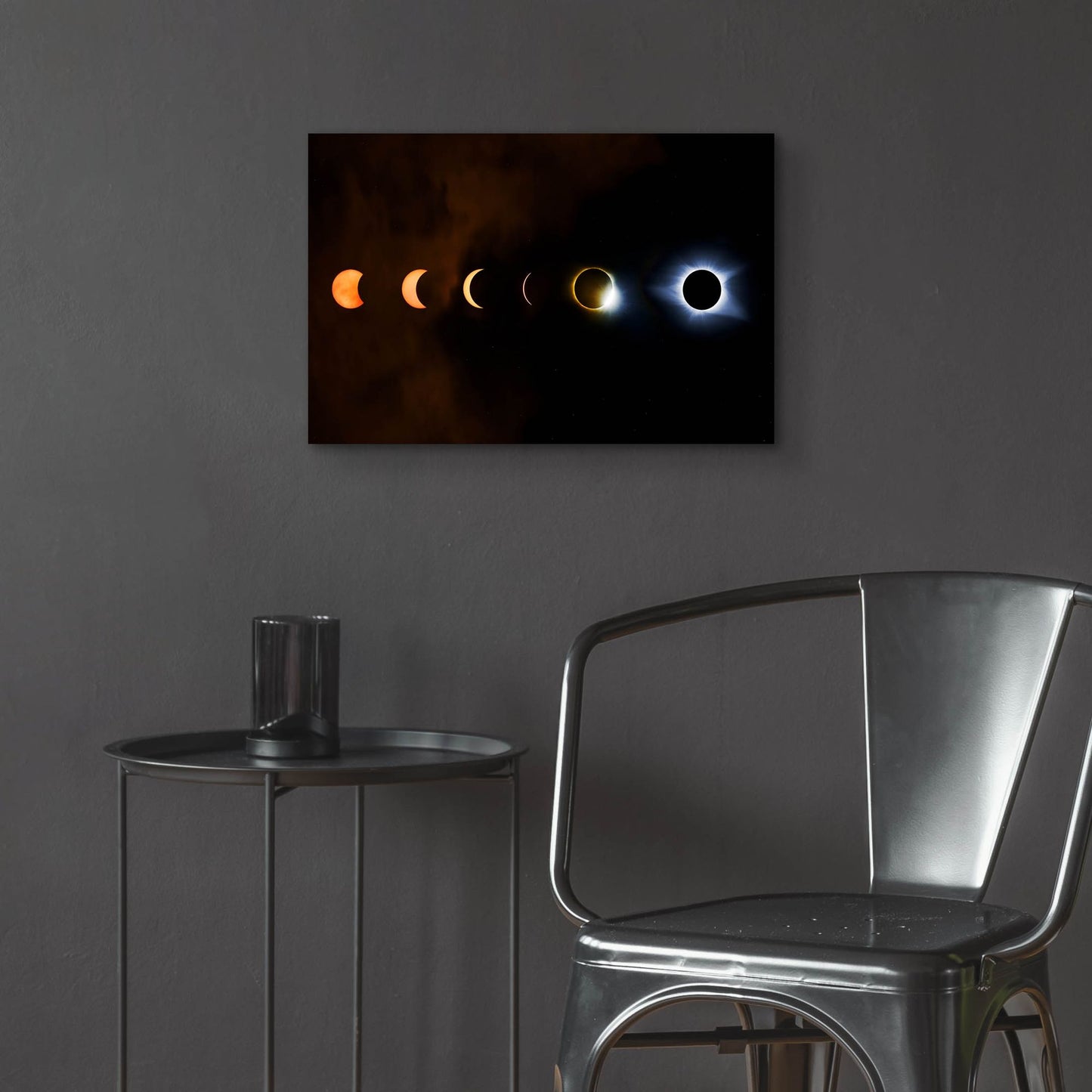 Epic Art 'Great American Eclipse' by Jonathan Ross, Acrylic Glass Wall Art,24x16