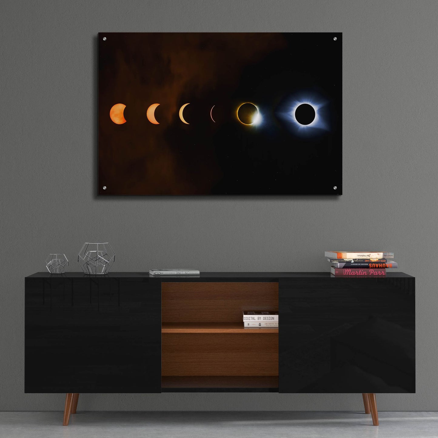 Epic Art 'Great American Eclipse' by Jonathan Ross, Acrylic Glass Wall Art,36x24