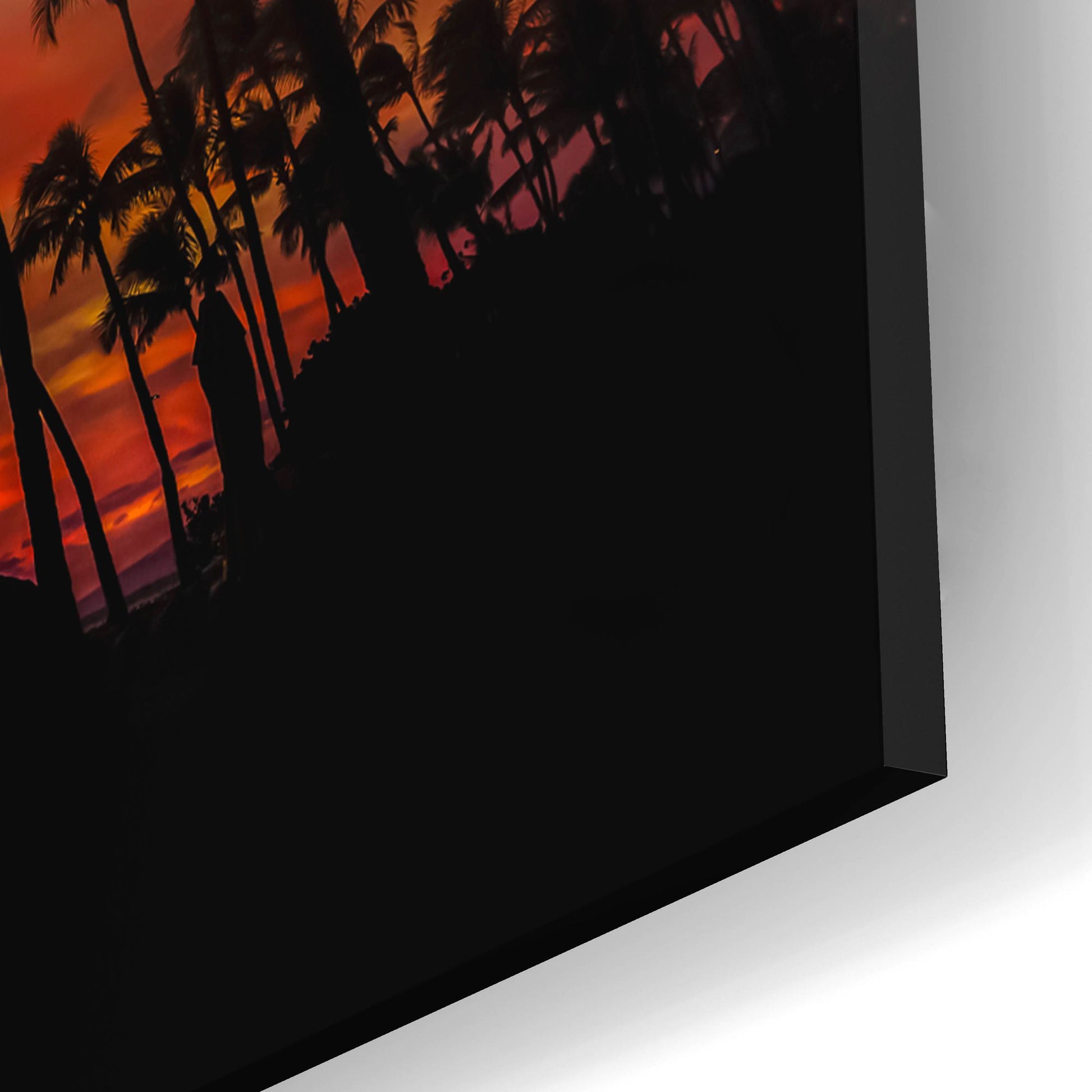 Epic Art 'Maui Sunset' by Jonathan Ross, Acrylic Glass Wall Art,16x12