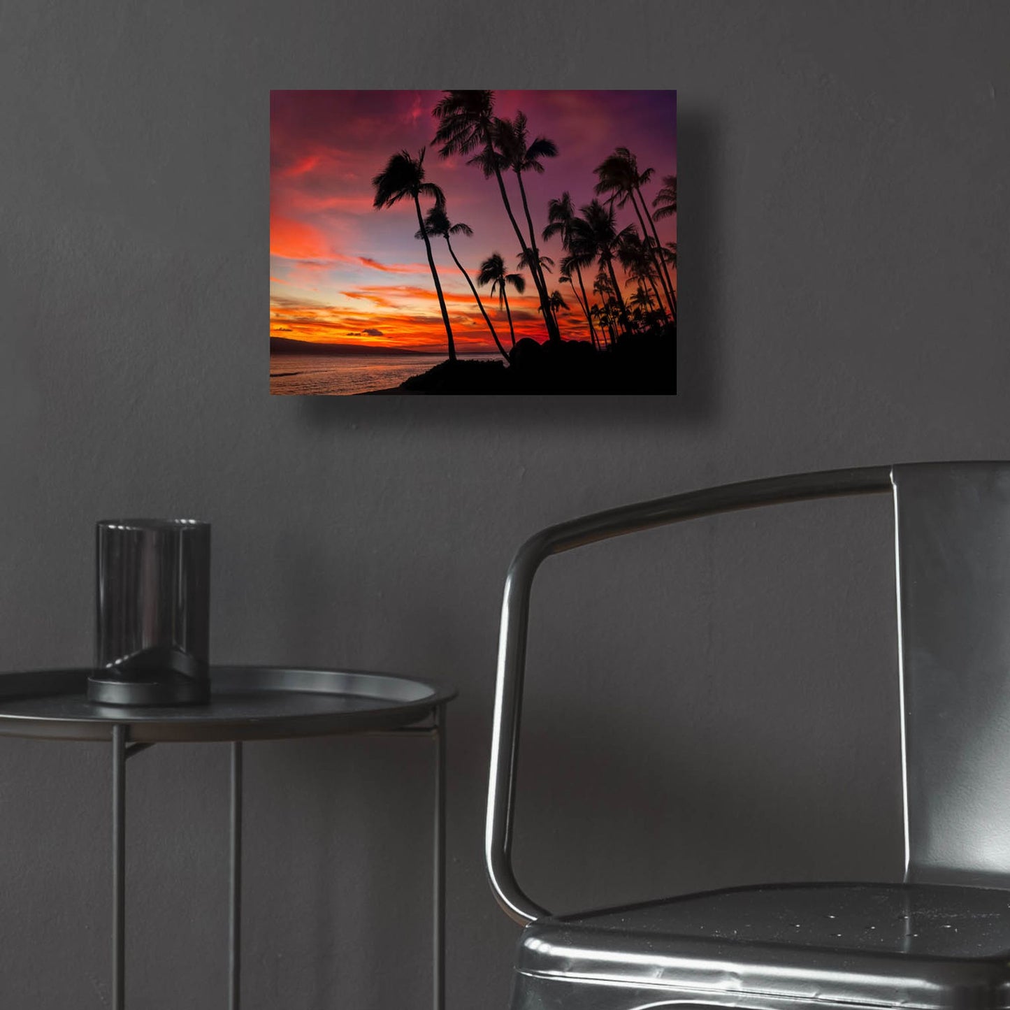 Epic Art 'Maui Sunset' by Jonathan Ross, Acrylic Glass Wall Art,16x12