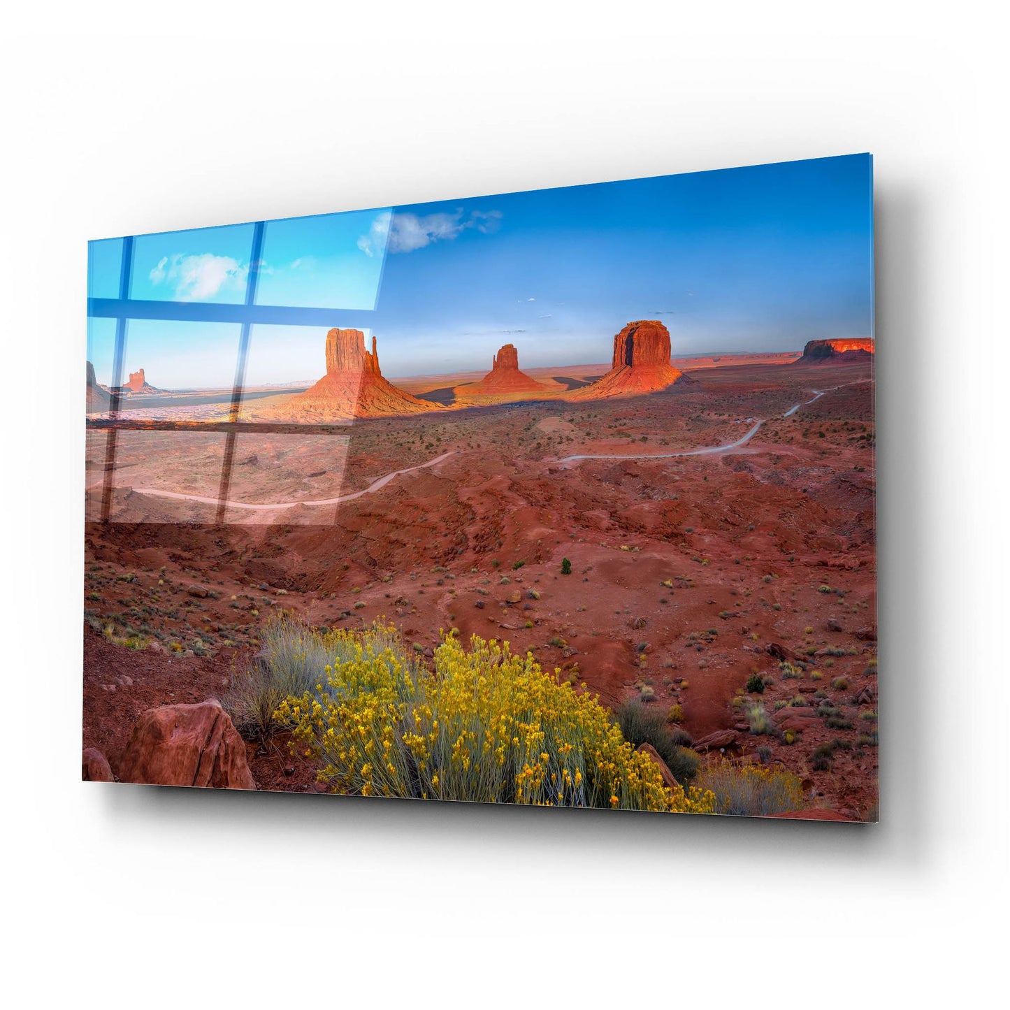 Epic Art 'Monument Valley' by Jonathan Ross, Acrylic Glass Wall Art,24x16