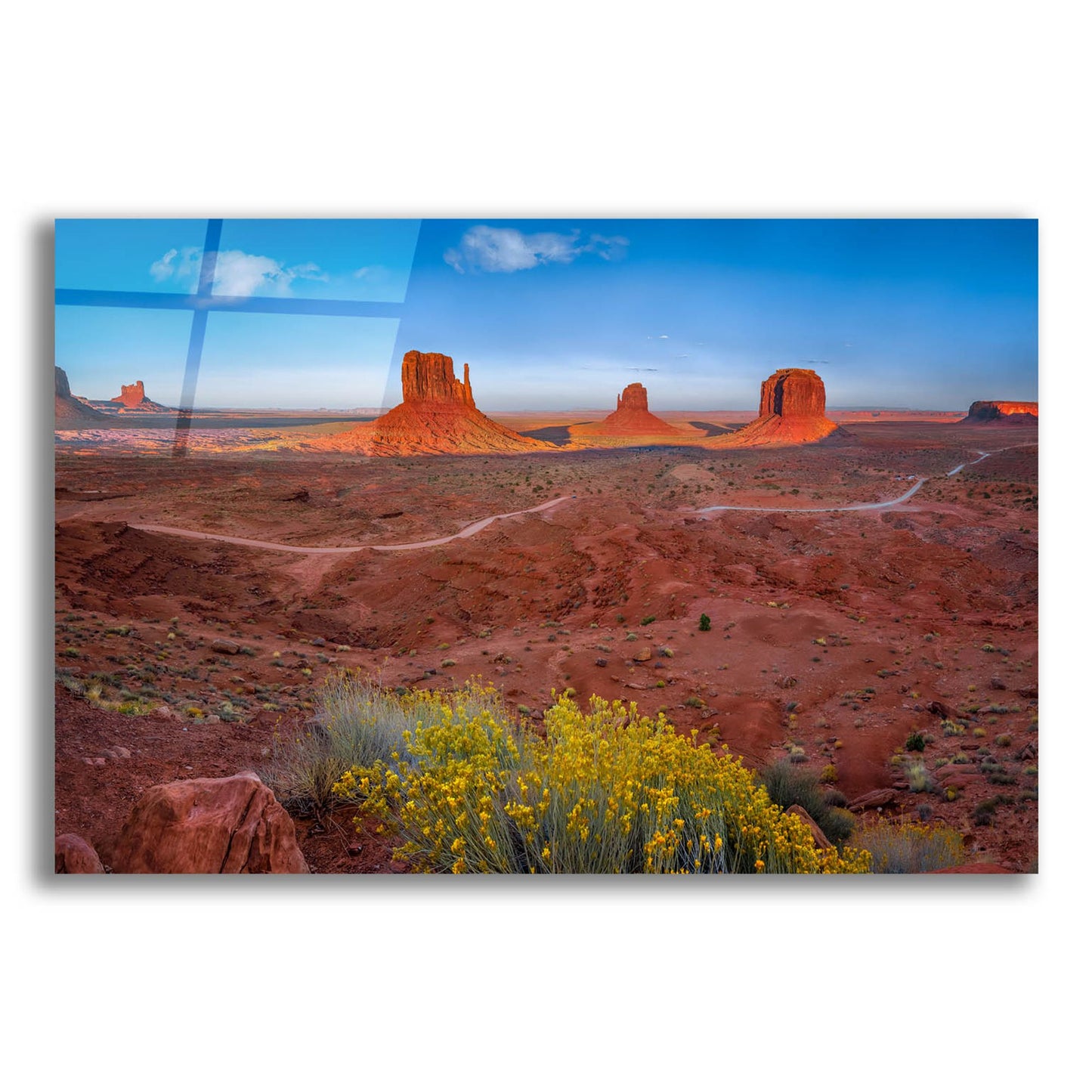 Epic Art 'Monument Valley' by Jonathan Ross, Acrylic Glass Wall Art,24x16