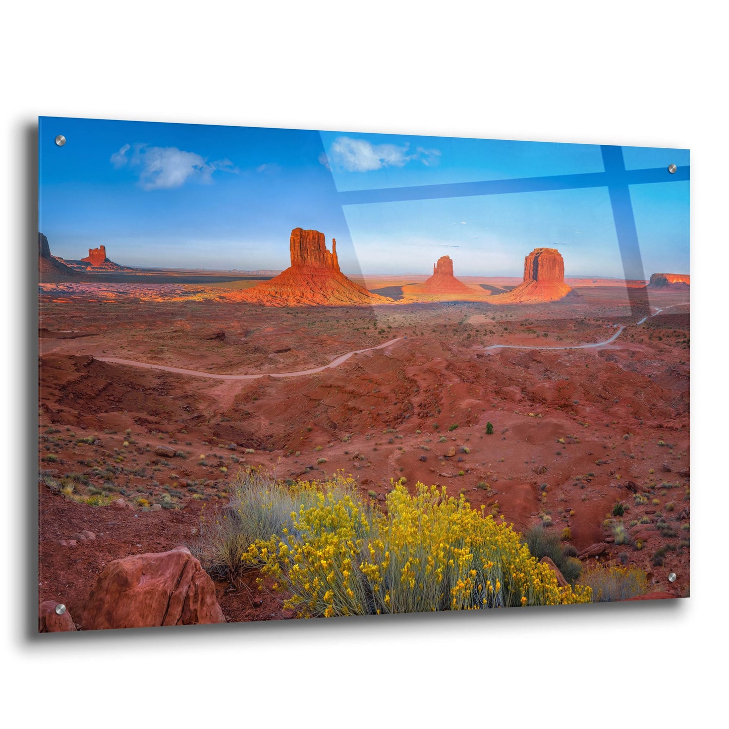 Epic Art 'Monument Valley' by Jonathan Ross, Acrylic Glass Wall Art,36x24