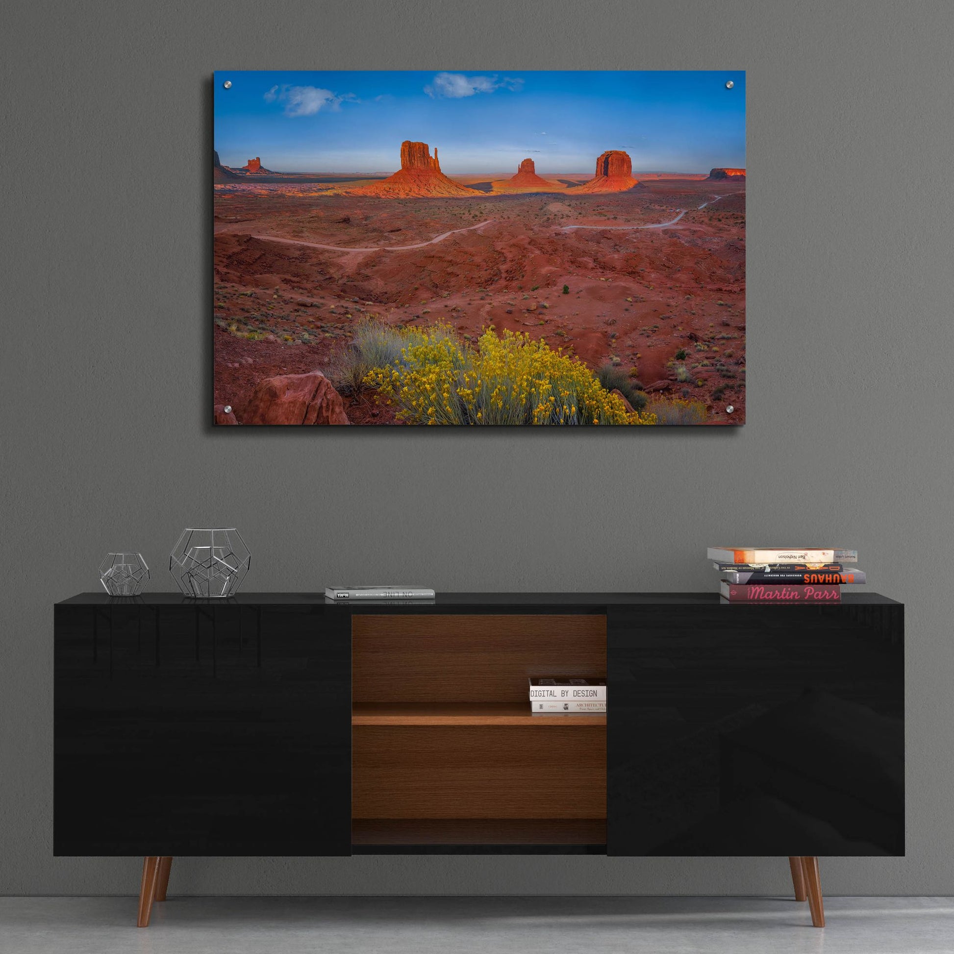 Epic Art 'Monument Valley' by Jonathan Ross, Acrylic Glass Wall Art,36x24