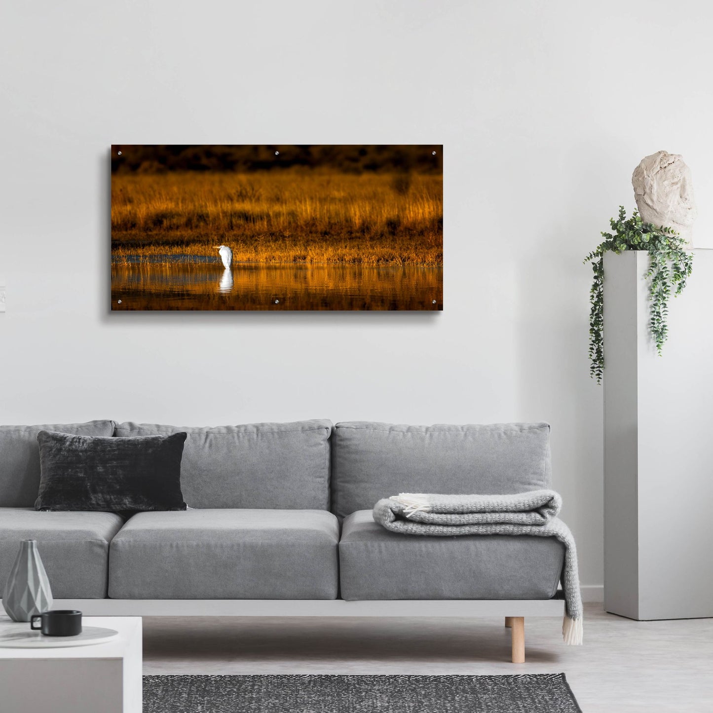 Epic Art 'Rest Stop' by Jonathan Ross, Acrylic Glass Wall Art,48x24