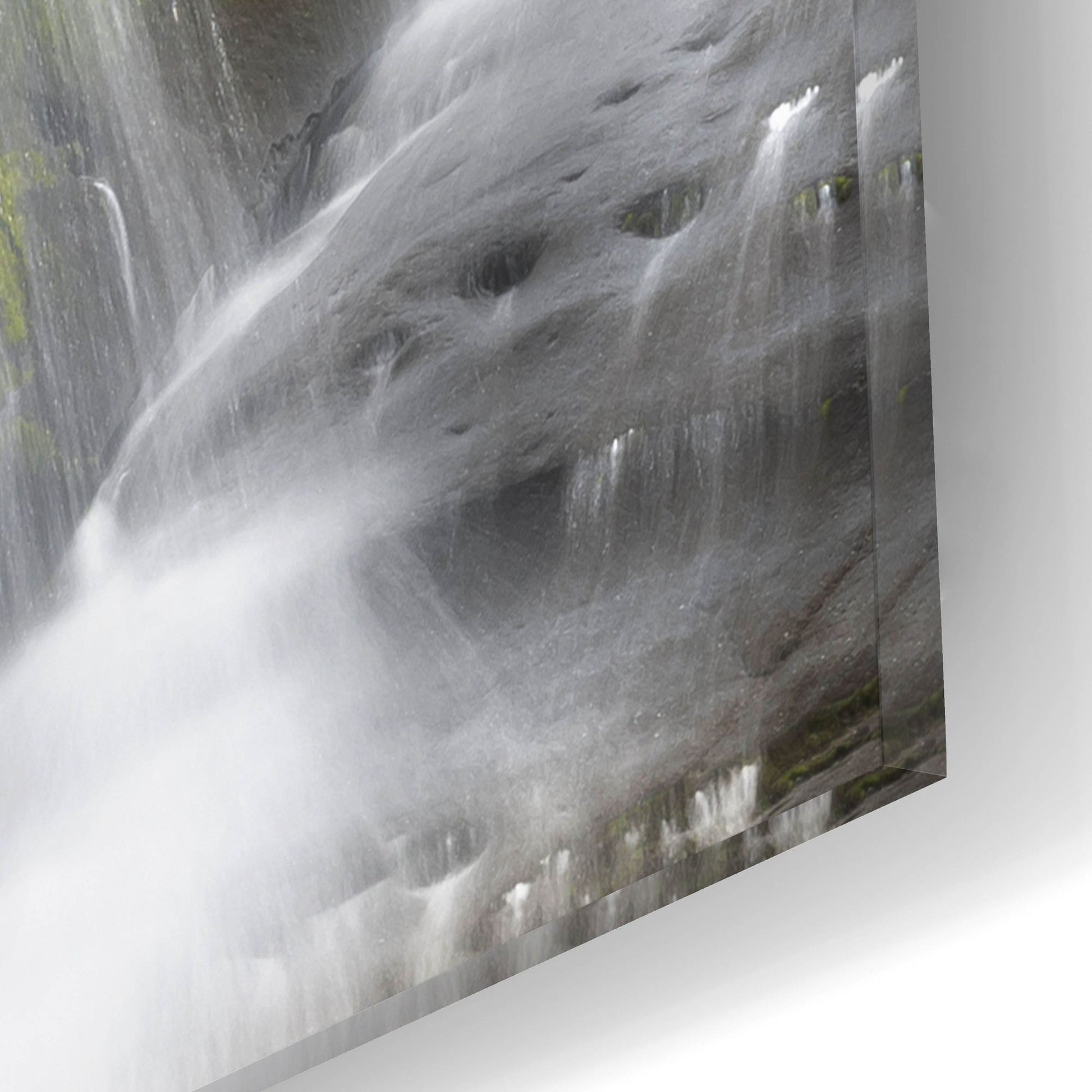 Epic Art 'Smoky Mountains Waterfall' by Jonathan Ross, Acrylic Glass Wall Art,12x16