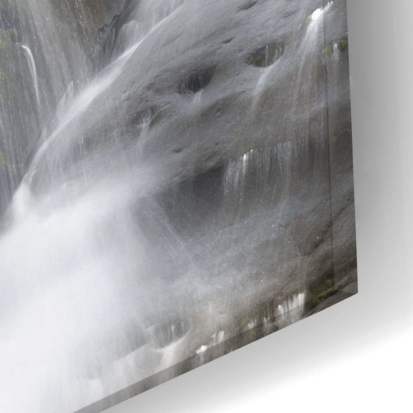 Epic Art 'Smoky Mountains Waterfall' by Jonathan Ross, Acrylic Glass Wall Art,16x24