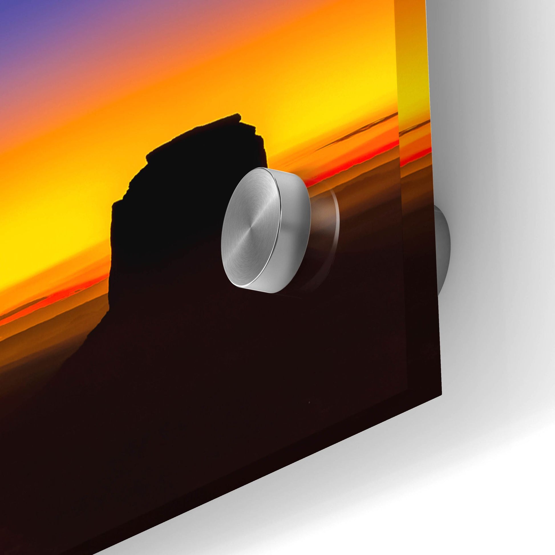 Epic Art 'Sunrise In The Valley' by Jonathan Ross, Acrylic Glass Wall Art,36x12