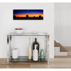 Epic Art 'Sunrise In The Valley' by Jonathan Ross, Acrylic Glass Wall Art,36x12