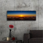Epic Art 'Sunrise Over Sinai' by Jonathan Ross, Acrylic Glass Wall Art,48x16