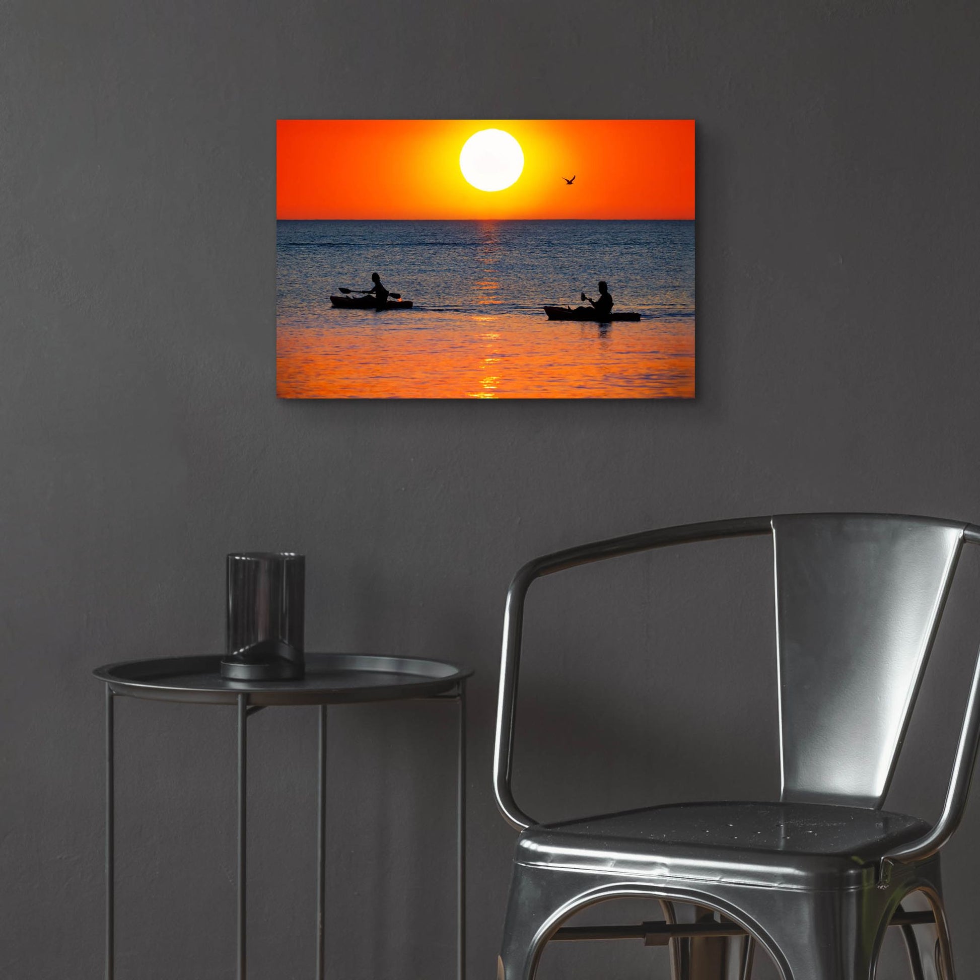 Epic Art 'Sunset Excursion' by Jonathan Ross, Acrylic Glass Wall Art,24x16