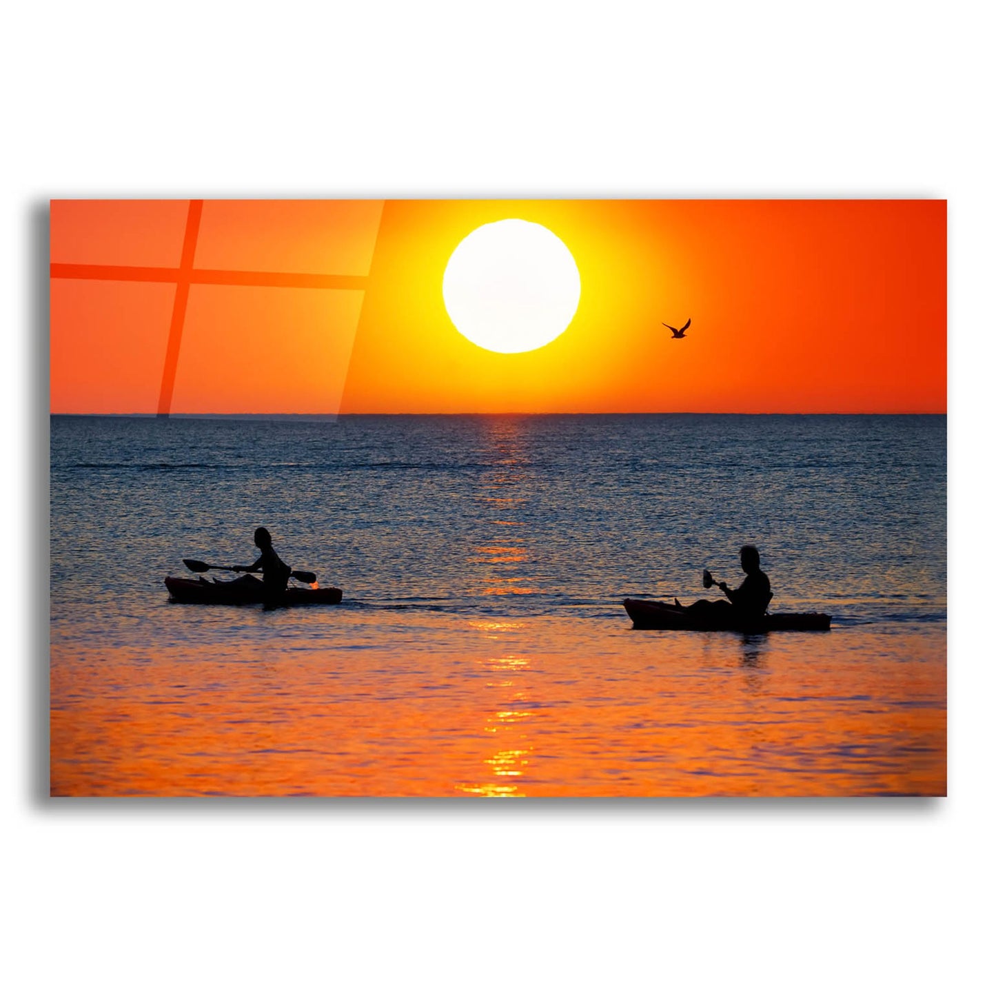 Epic Art 'Sunset Excursion' by Jonathan Ross, Acrylic Glass Wall Art