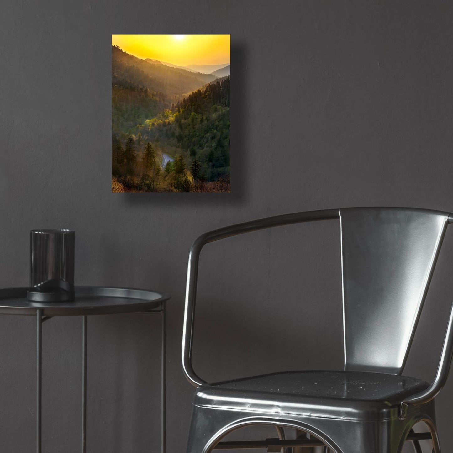 Epic Art 'Sunset Valley In The Smokies' by Jonathan Ross, Acrylic Glass Wall Art,12x16