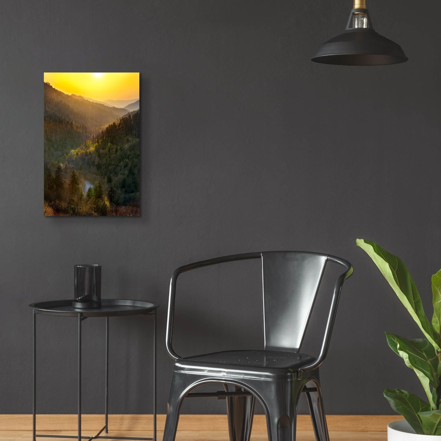 Epic Art 'Sunset Valley In The Smokies' by Jonathan Ross, Acrylic Glass Wall Art,16x24