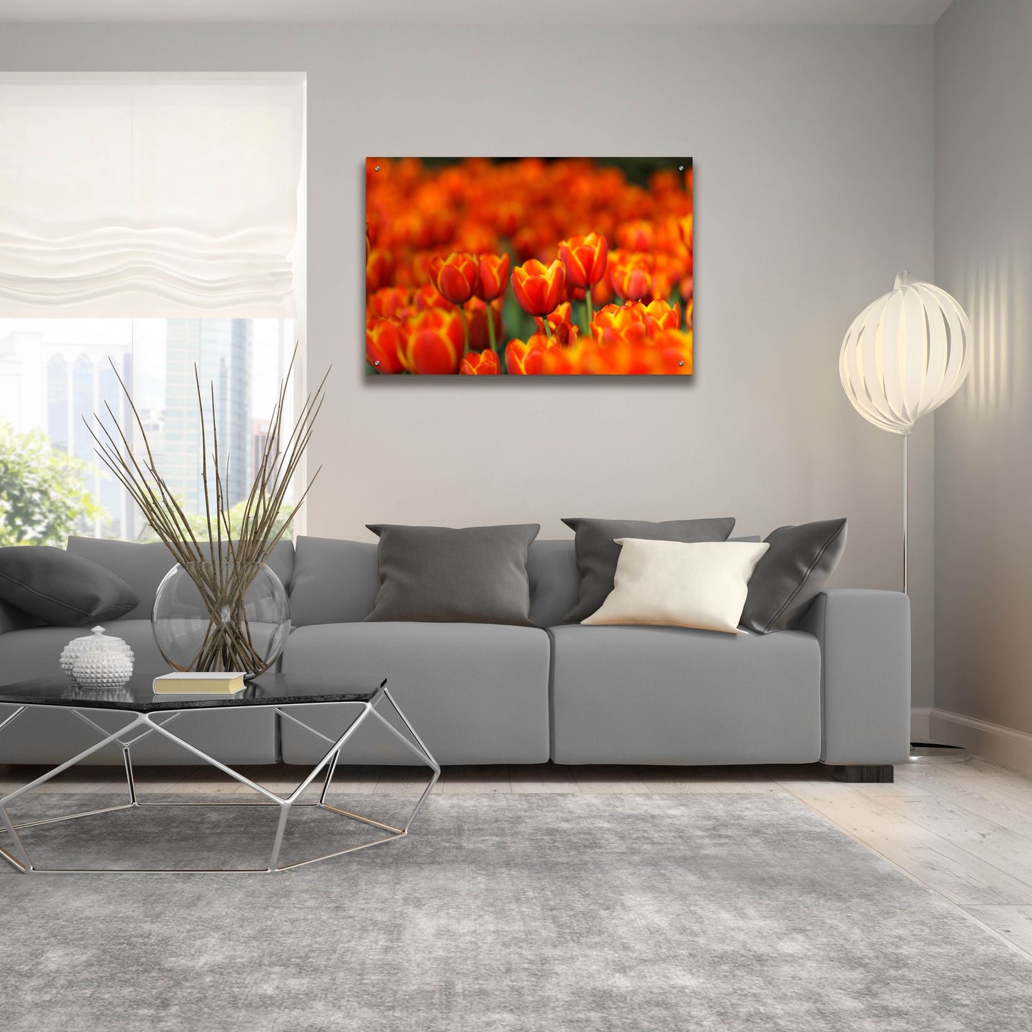 Epic Art 'Tulips Forever' by Jonathan Ross, Acrylic Glass Wall Art,36x24