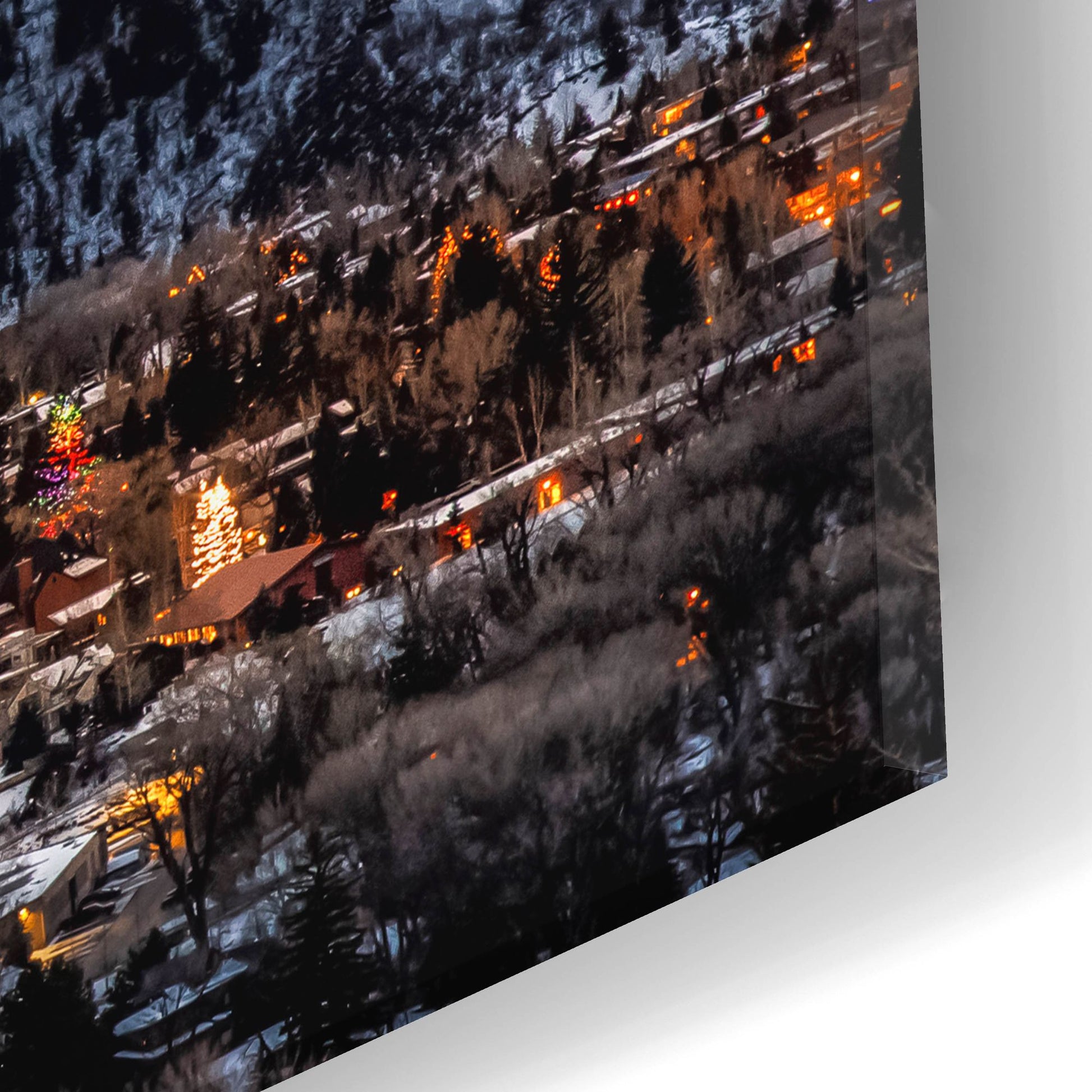 Epic Art 'Aspen Overlook' by Jonathan Ross, Acrylic Glass Wall Art,24x12