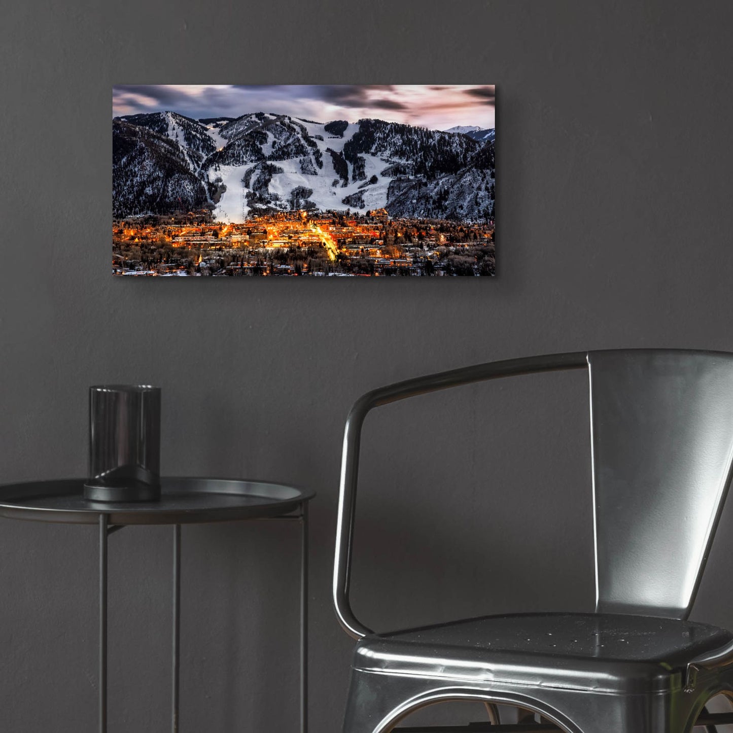 Epic Art 'Aspen Overlook' by Jonathan Ross, Acrylic Glass Wall Art,24x12