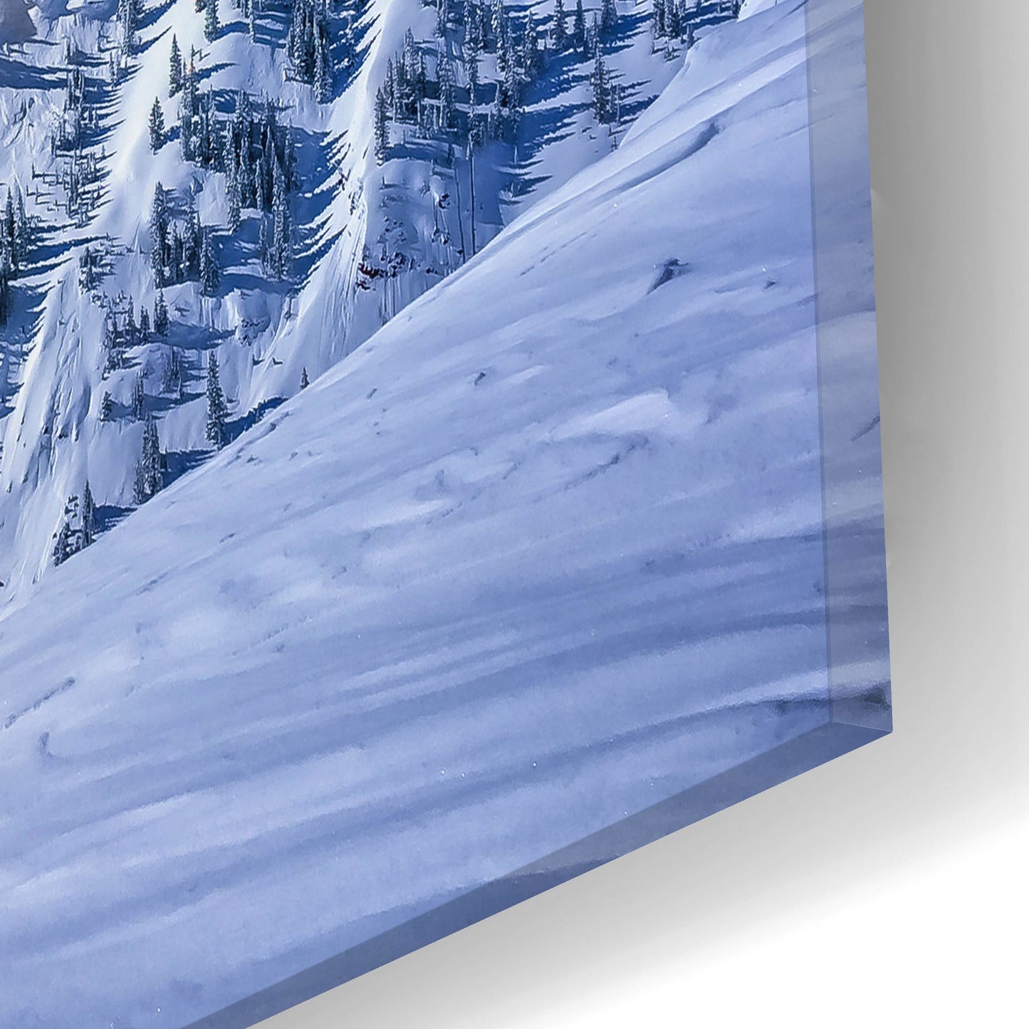 Epic Art 'Colorado Snow' by Jonathan Ross, Acrylic Glass Wall Art,24x12