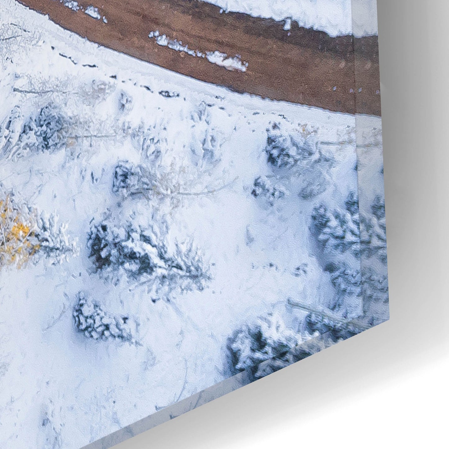 Epic Art 'Snowmass Road' by Jonathan Ross, Acrylic Glass Wall Art,16x12