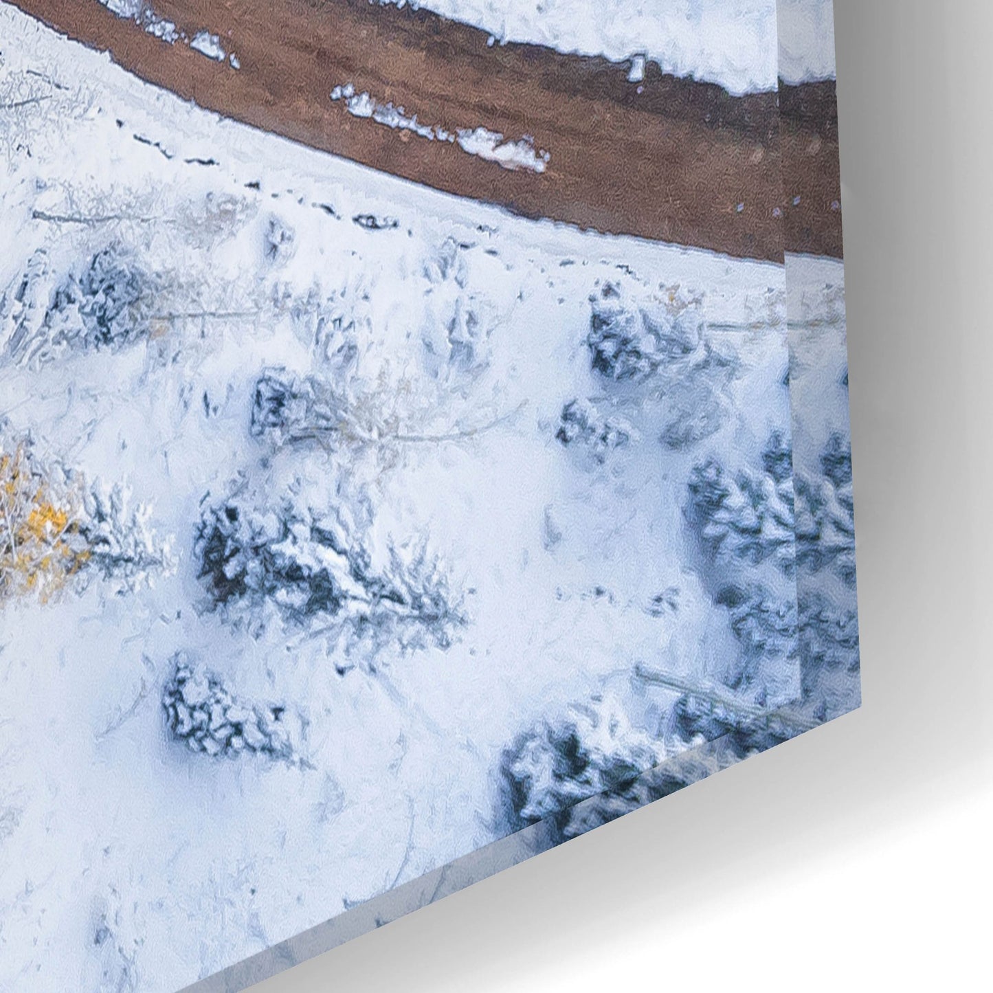 Epic Art 'Snowmass Road' by Jonathan Ross, Acrylic Glass Wall Art,24x16