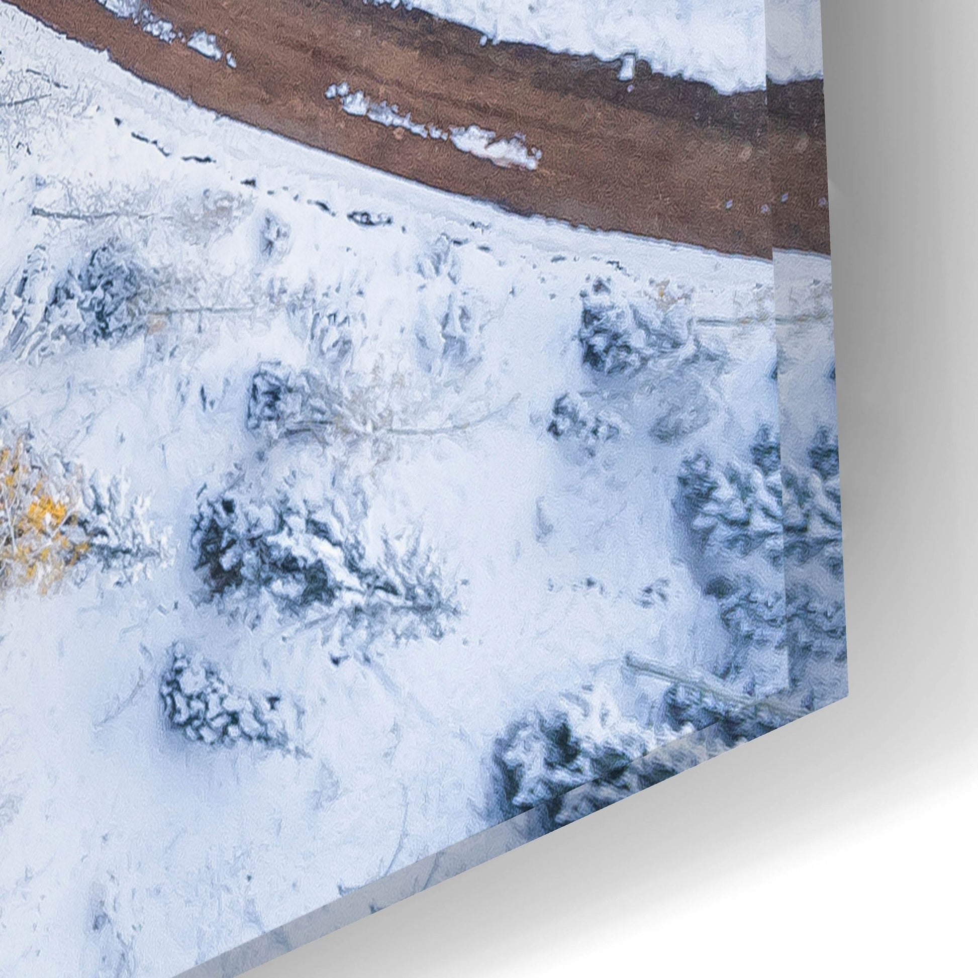 Epic Art 'Snowmass Road' by Jonathan Ross, Acrylic Glass Wall Art,24x16
