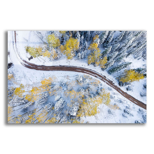 Epic Art 'Snowmass Road' by Jonathan Ross, Acrylic Glass Wall Art