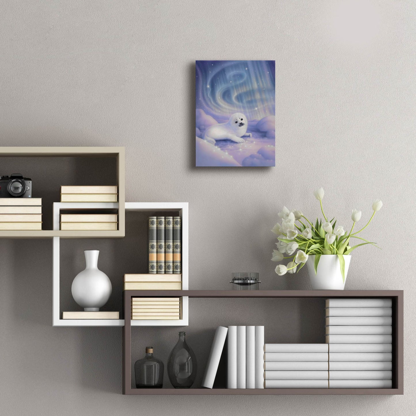 Epic Art 'Aurora Baby' by Kirk Reinert, Acrylic Glass Wall Art,12x16