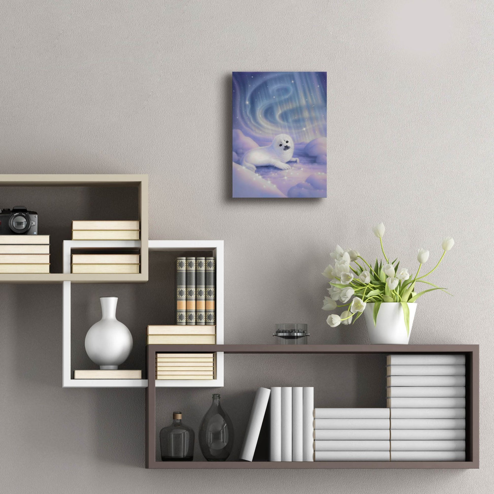 Epic Art 'Aurora Baby' by Kirk Reinert, Acrylic Glass Wall Art,12x16