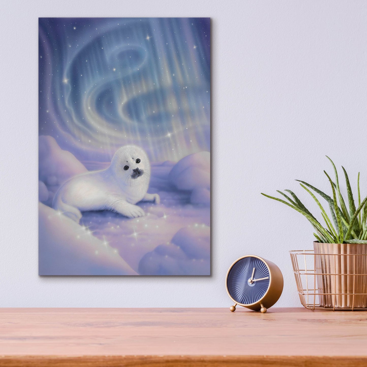 Epic Art 'Aurora Baby' by Kirk Reinert, Acrylic Glass Wall Art,12x16