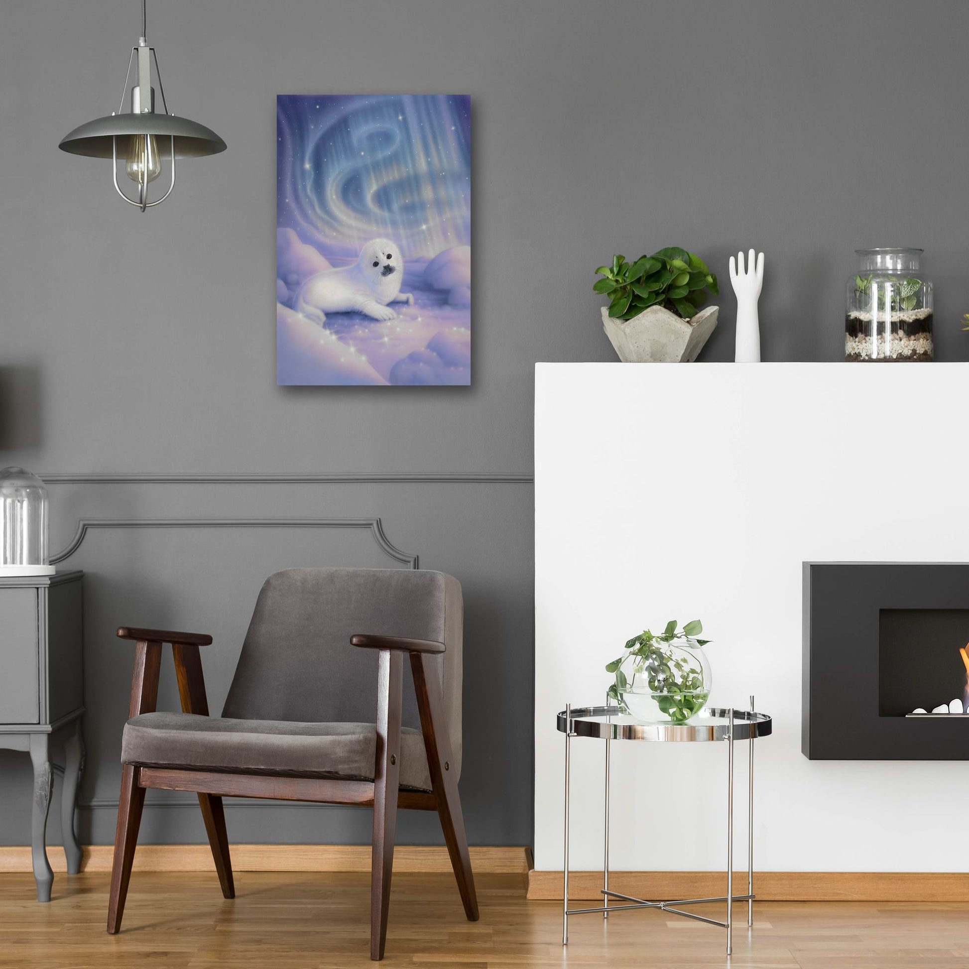 Epic Art 'Aurora Baby' by Kirk Reinert, Acrylic Glass Wall Art,16x24