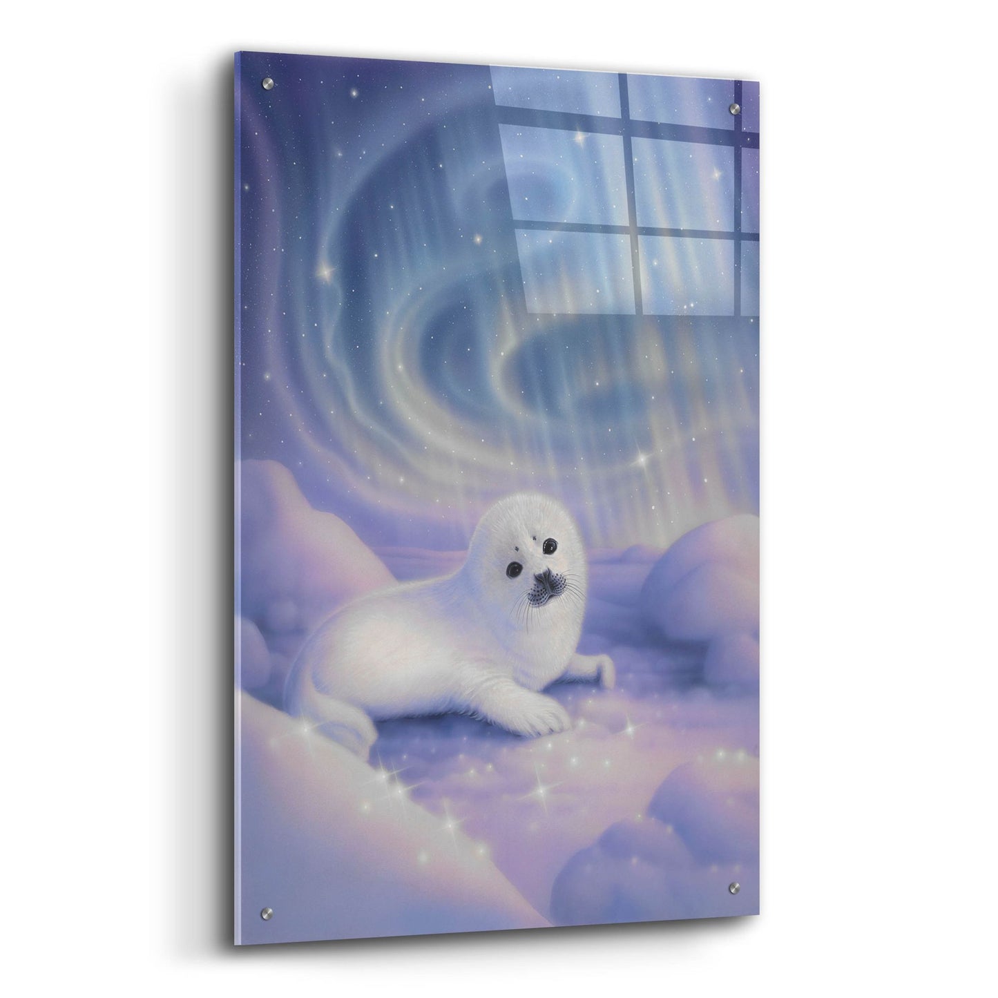 Epic Art 'Aurora Baby' by Kirk Reinert, Acrylic Glass Wall Art,24x36