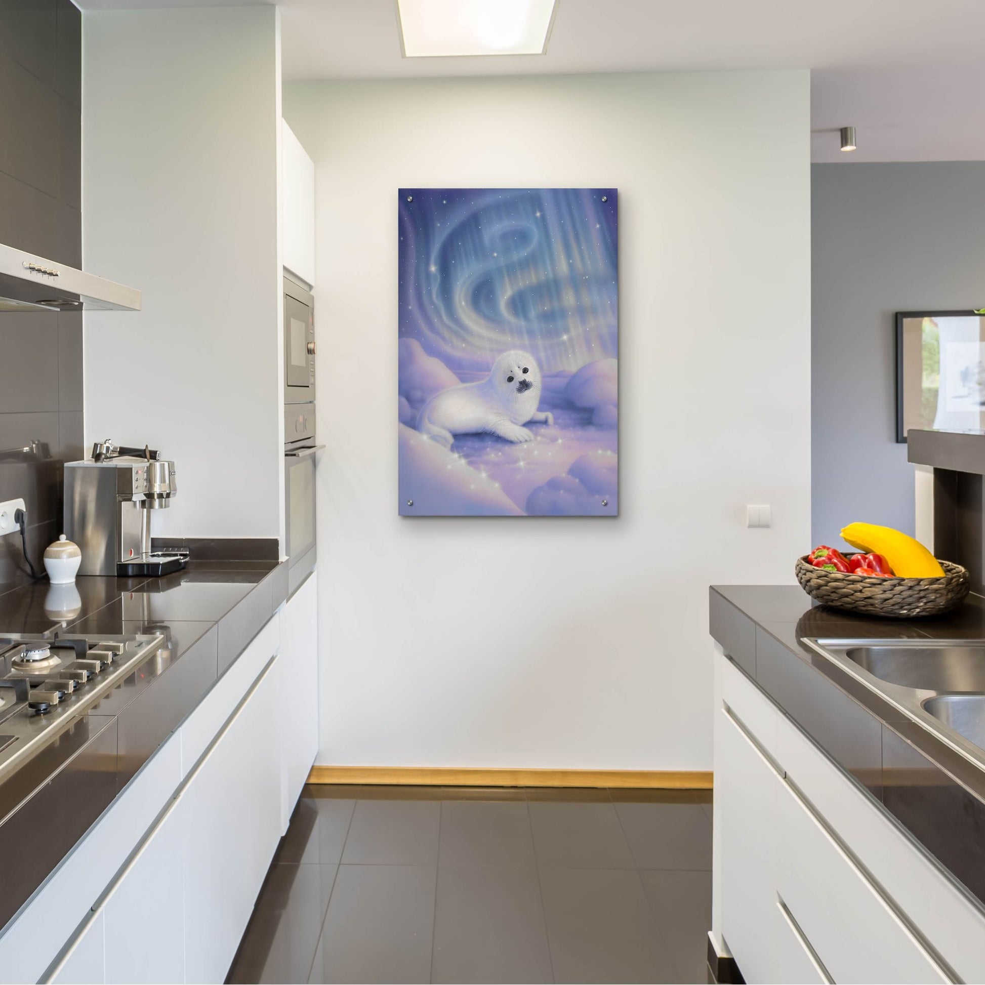 Epic Art 'Aurora Baby' by Kirk Reinert, Acrylic Glass Wall Art,24x36