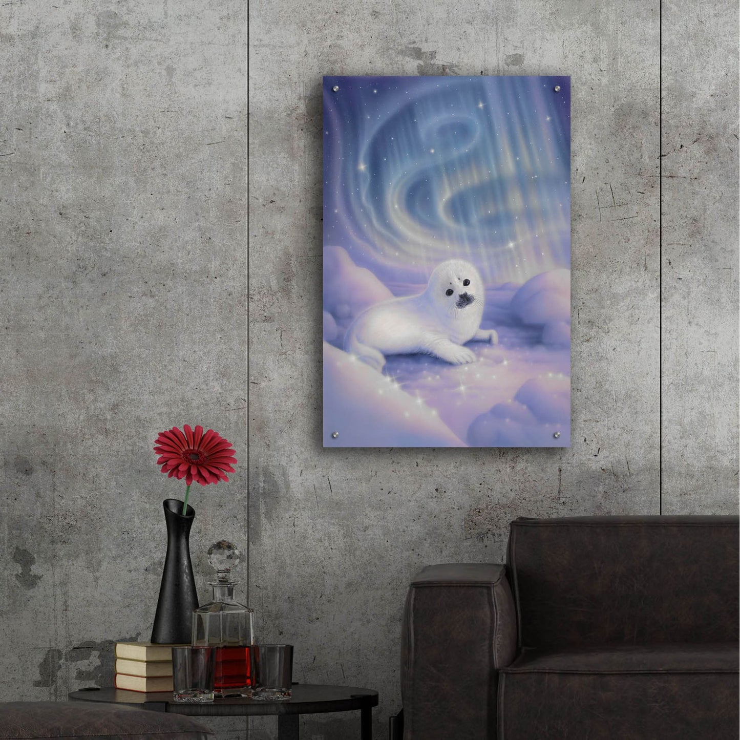 Epic Art 'Aurora Baby' by Kirk Reinert, Acrylic Glass Wall Art,24x36