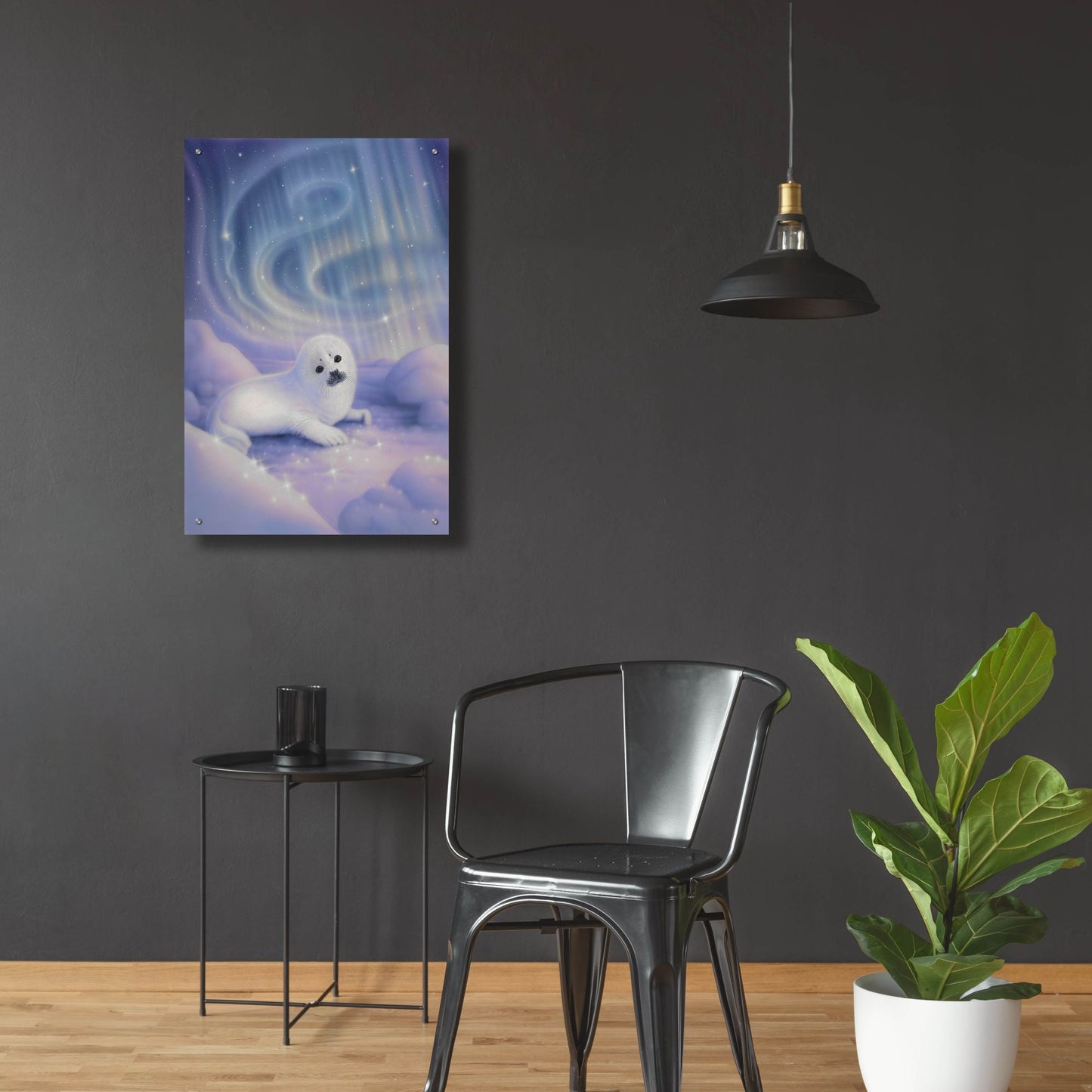 Epic Art 'Aurora Baby' by Kirk Reinert, Acrylic Glass Wall Art,24x36
