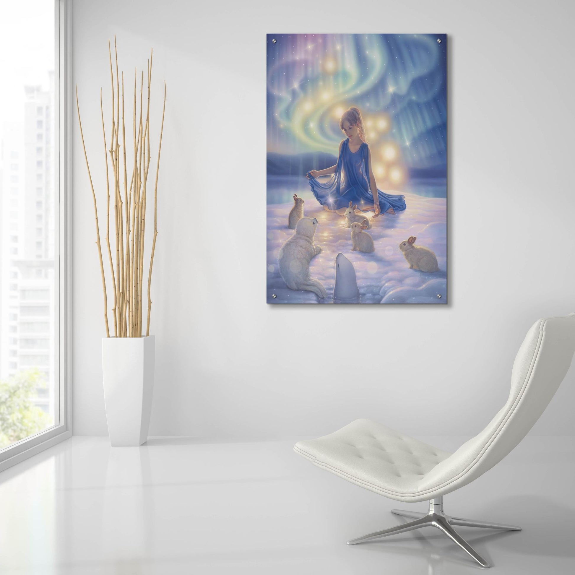 Epic Art 'Celebration Ii, Aurora Dreams 2' by Kirk Reinert, Acrylic Glass Wall Art,24x36